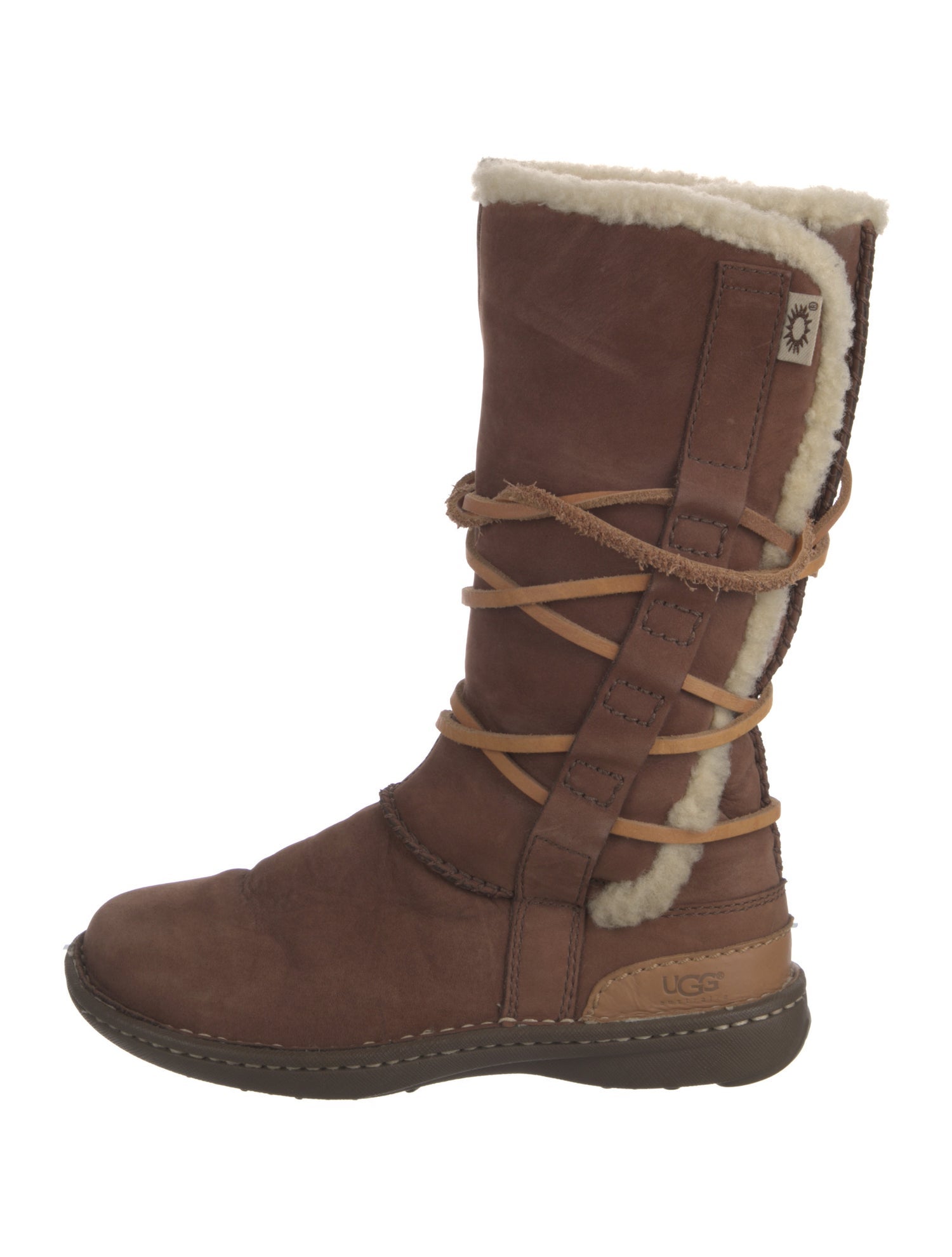 UGG Nubuck Lace-Up Boots