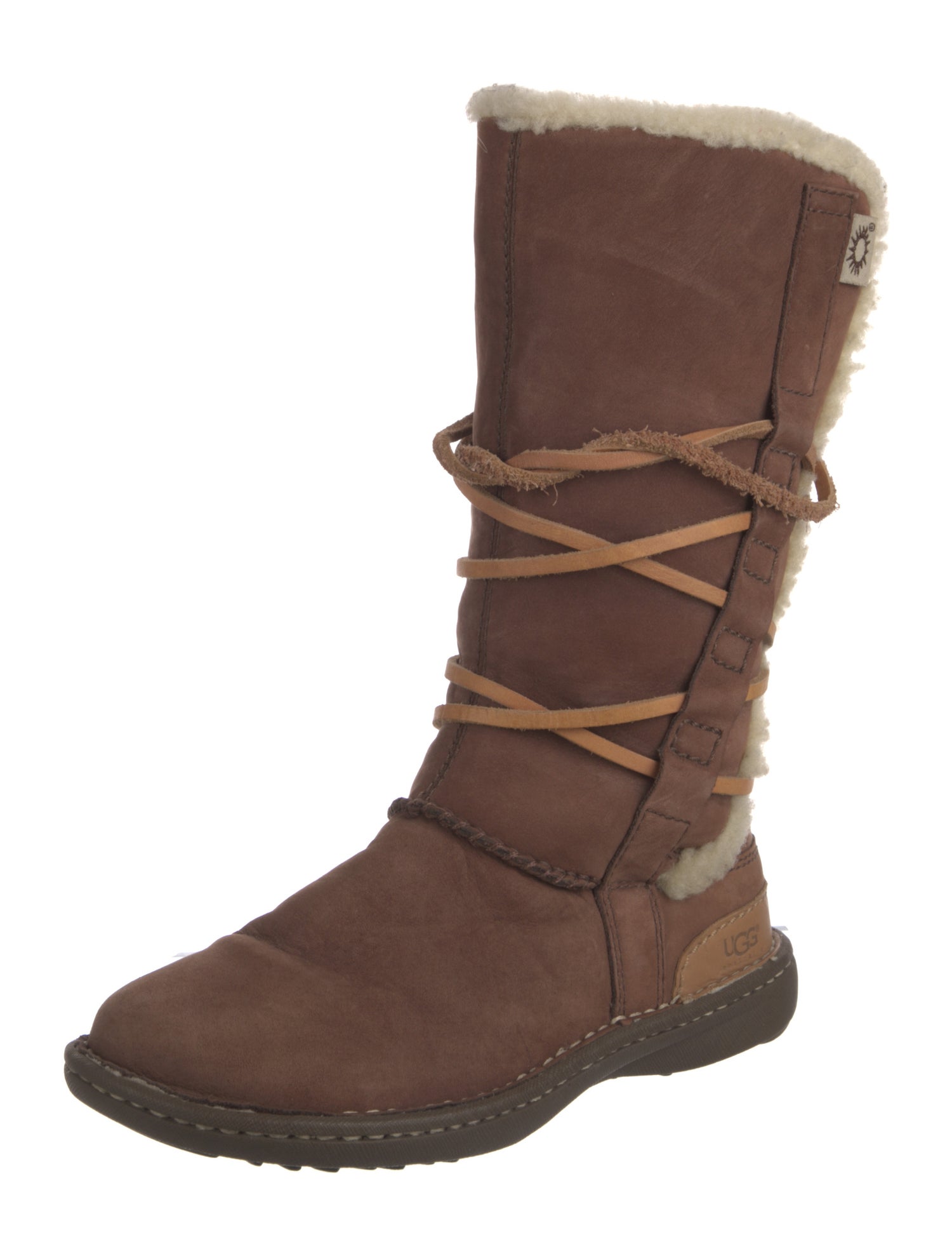 UGG Nubuck Lace-Up Boots