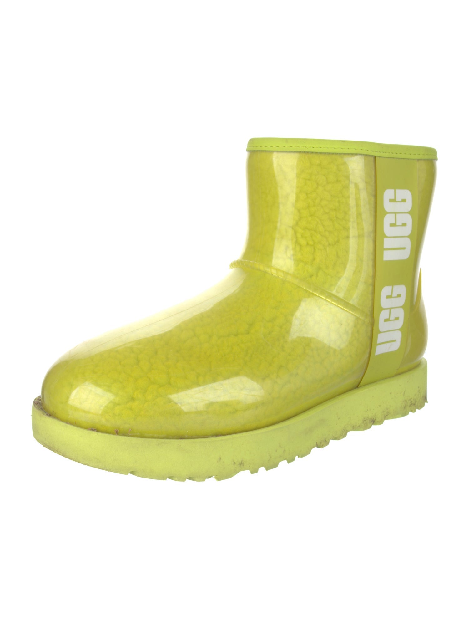 UGG Faux Fur Trim Rain Boots