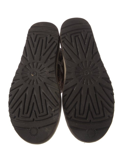 UGG Sequins Colorblock Pattern Combat Boots