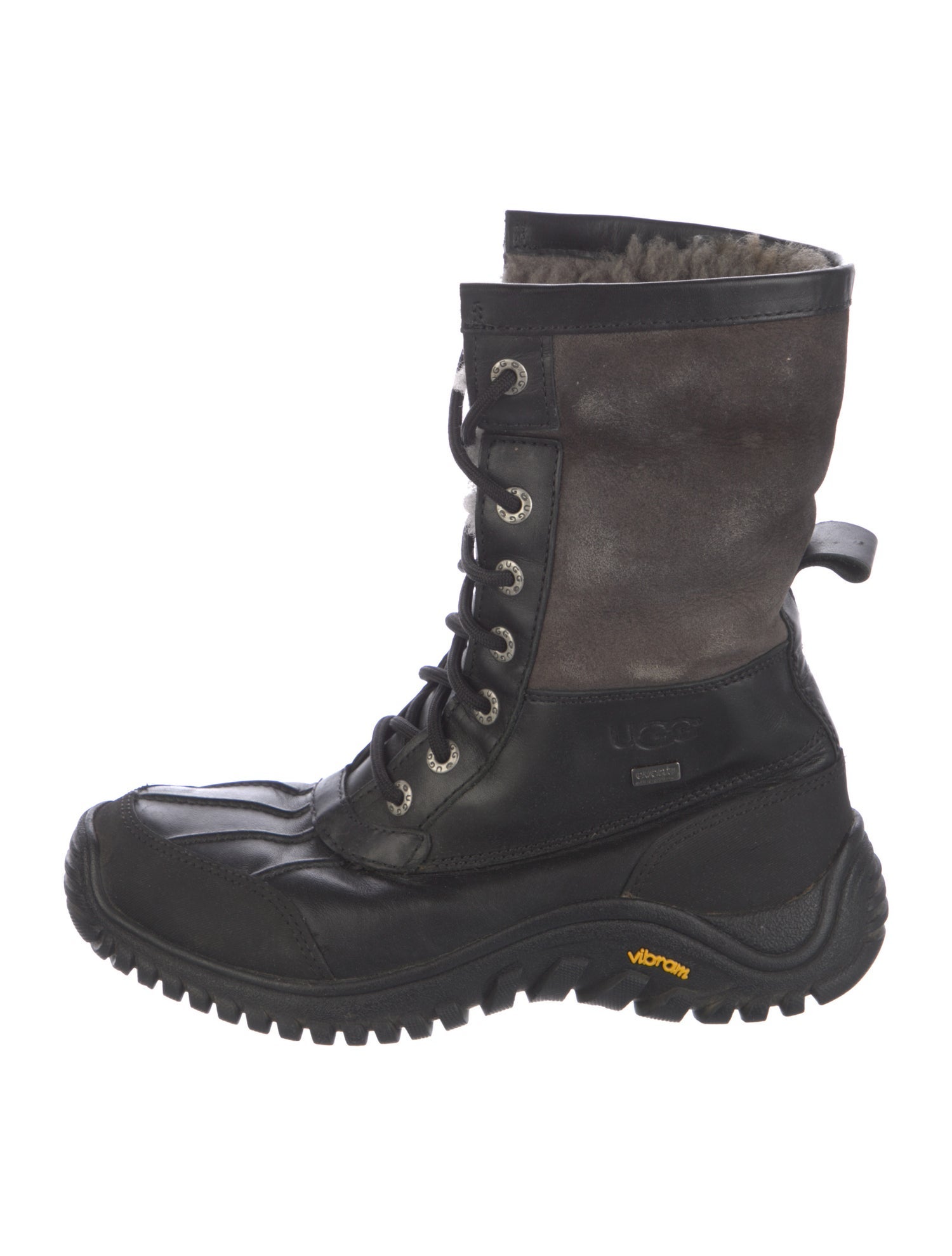 UGG Leather Lace-Up Boots