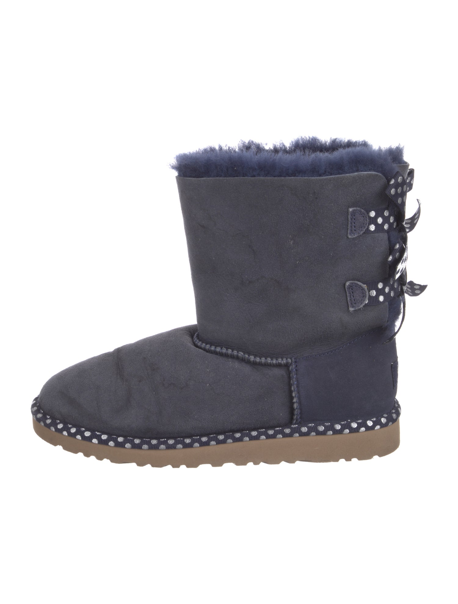 UGG Suede Colorblock Pattern Boots