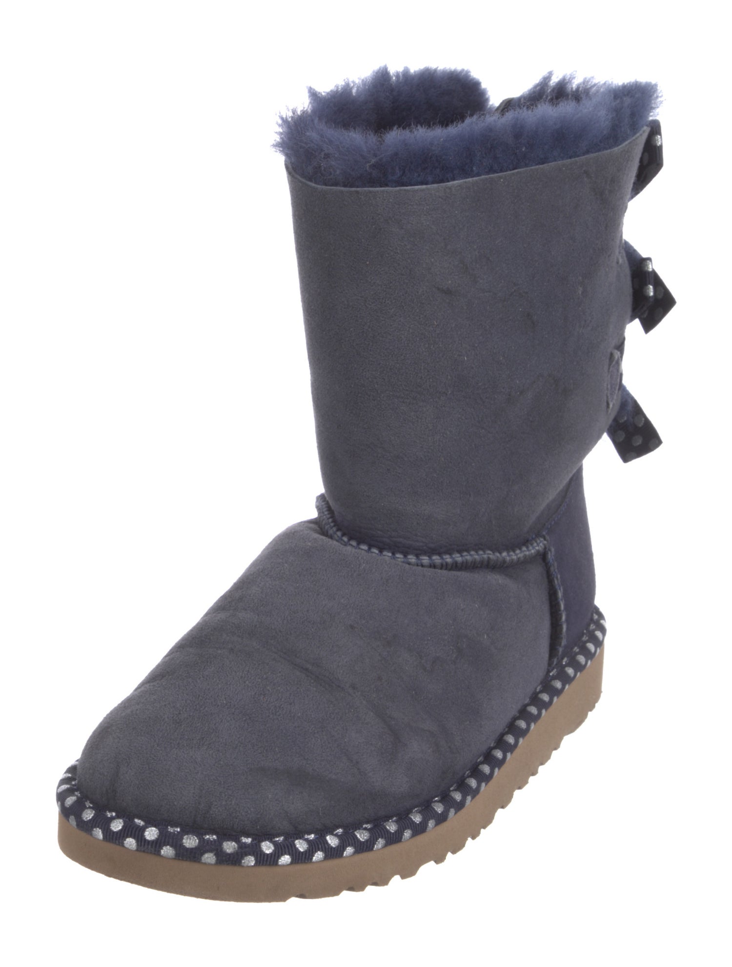 UGG Suede Colorblock Pattern Boots