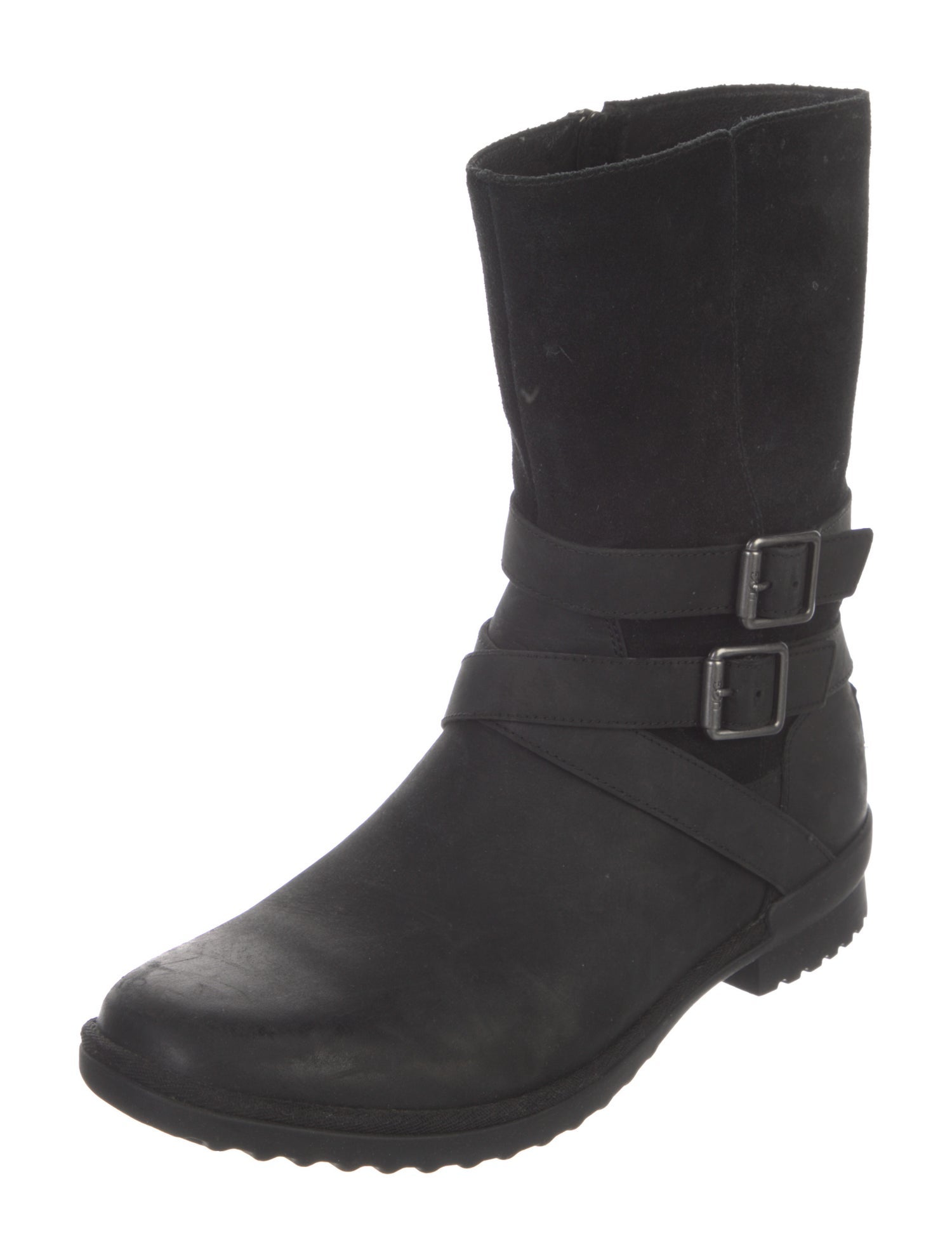 UGG Leather Moto Boots
