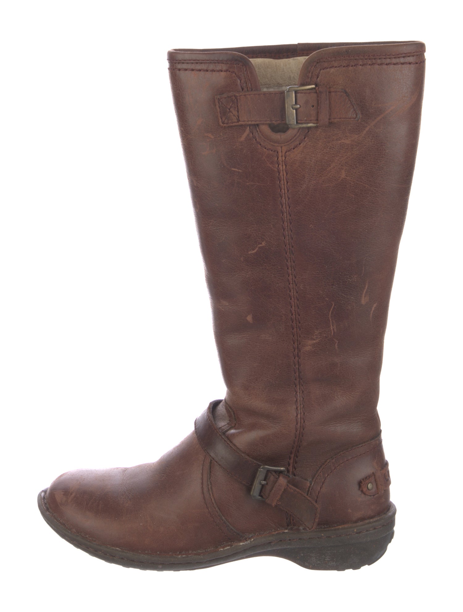 UGG Leather Moto Boots