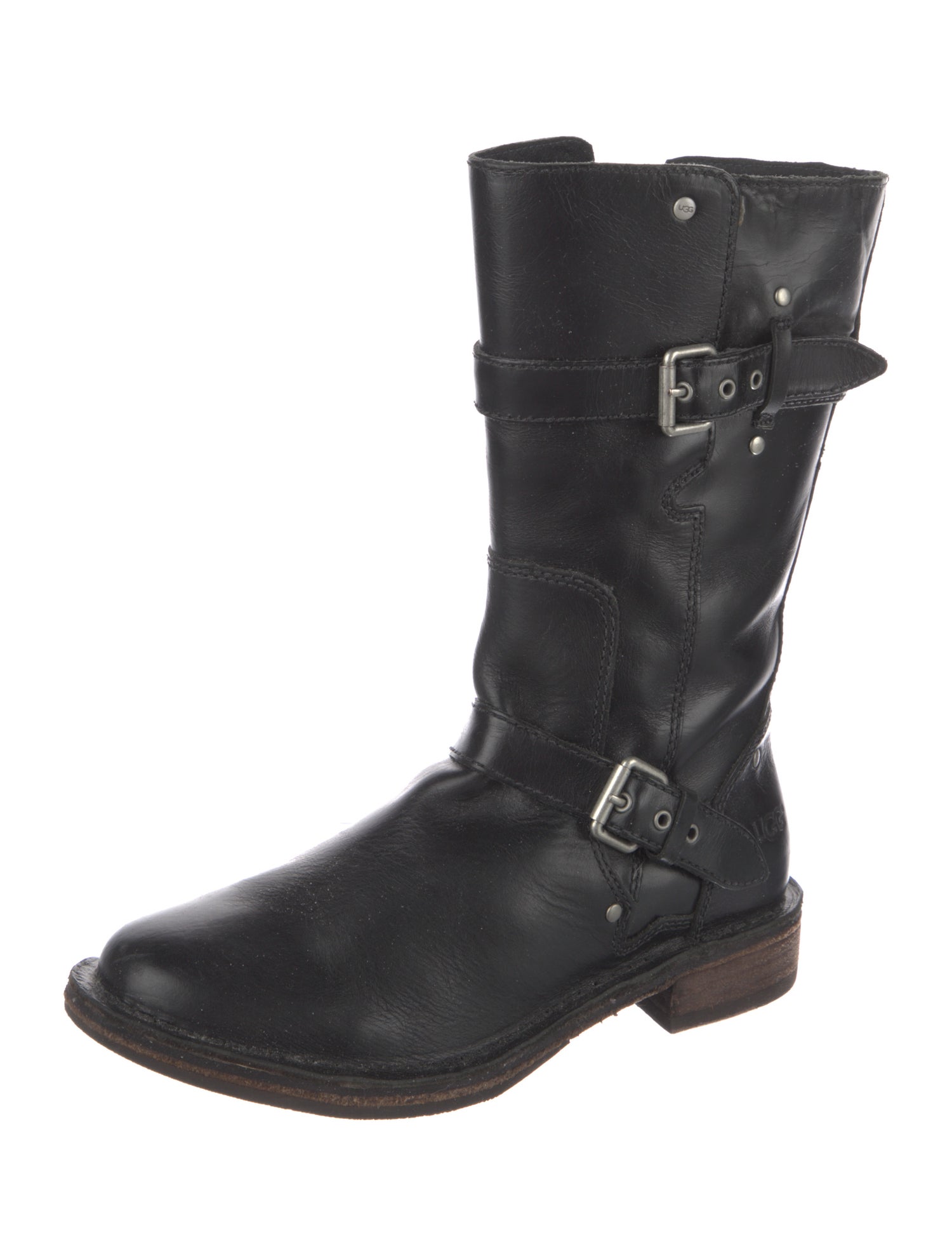 UGG Leather Moto Boots