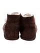 UGG Suede Colorblock Pattern Lace-Up Boots