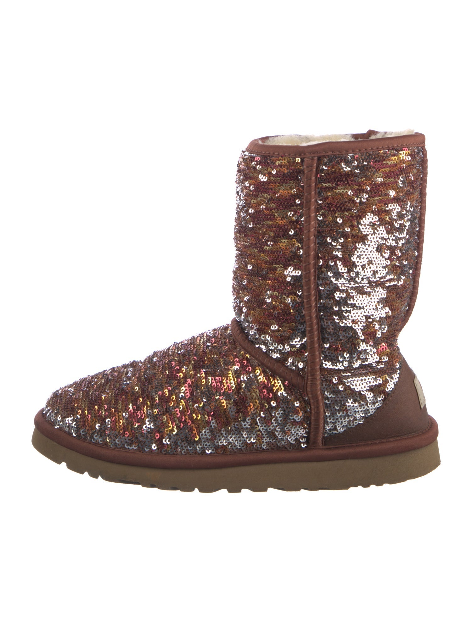UGG Sequins Sequin Embellishments Combat Boots