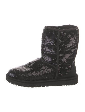 UGG Sequins Sequin Embellishments Combat Boots