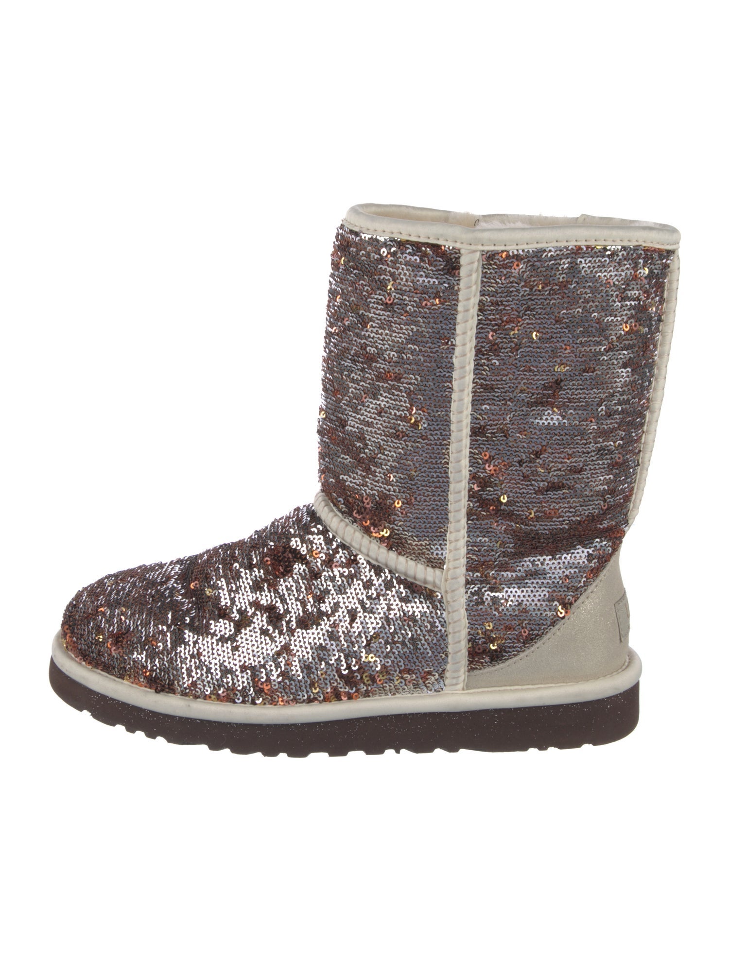 UGG Sequins Colorblock Pattern Boots