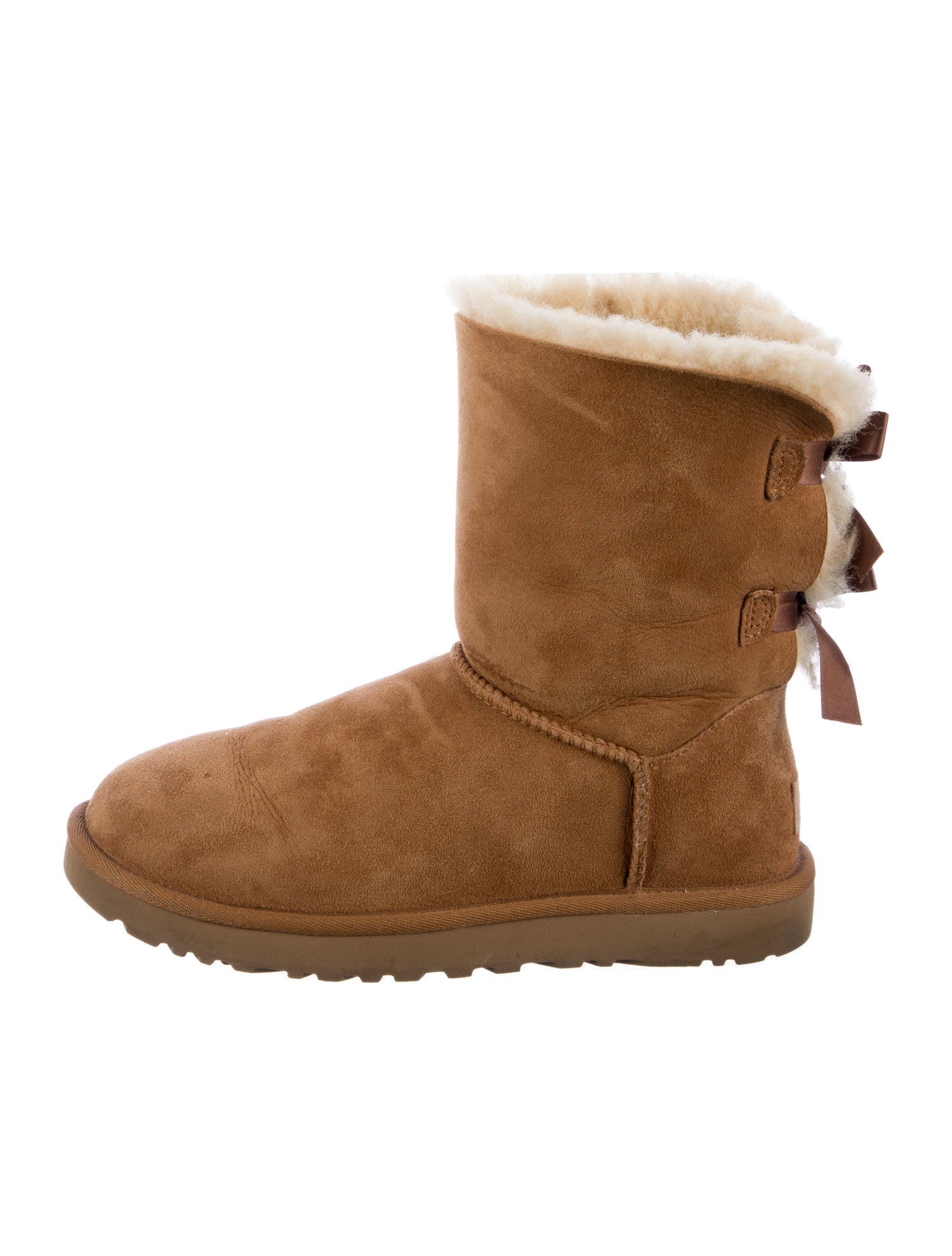UGG Suede Bow Accents Boots