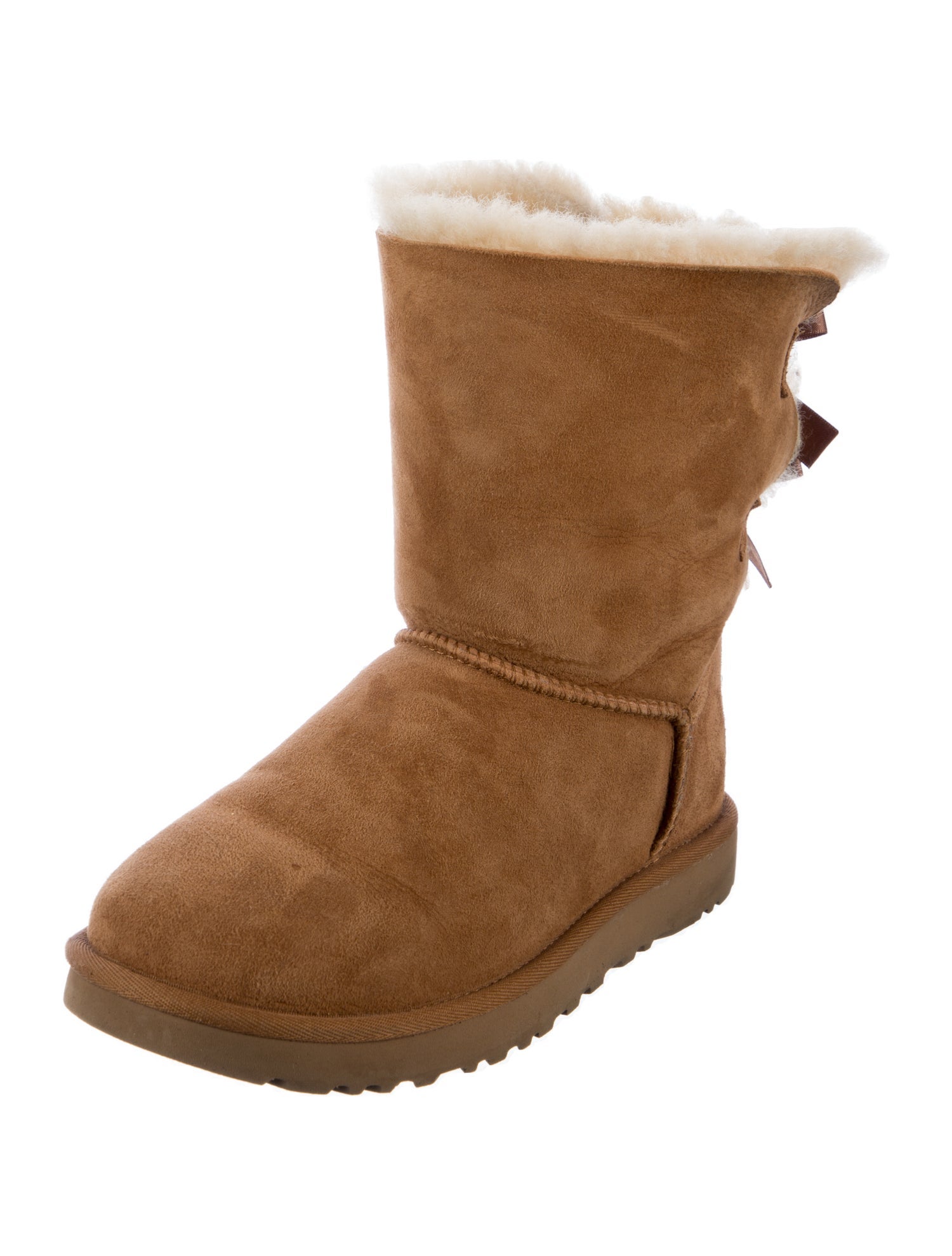 UGG Suede Bow Accents Boots