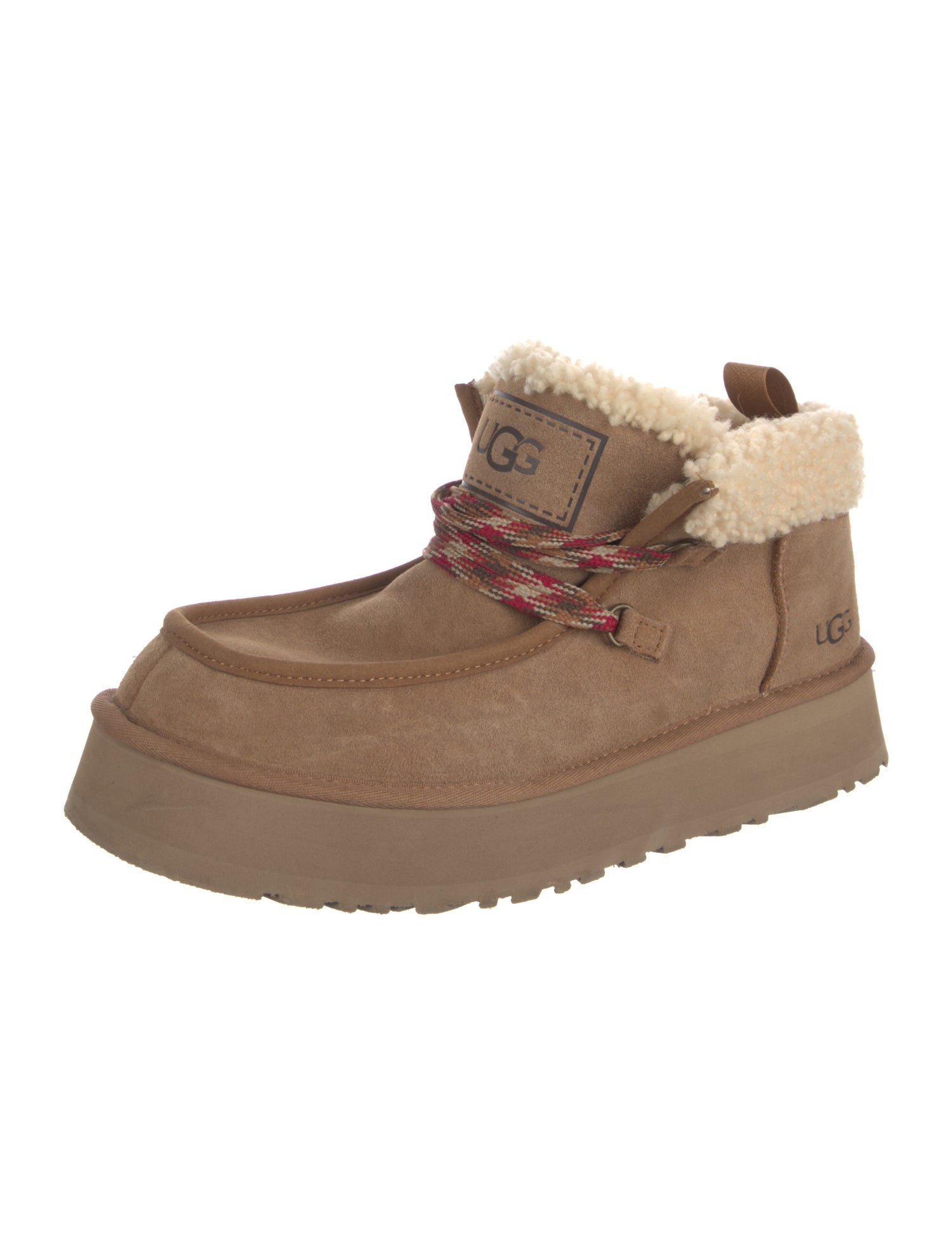 UGG Suede Lace-Up Boots
