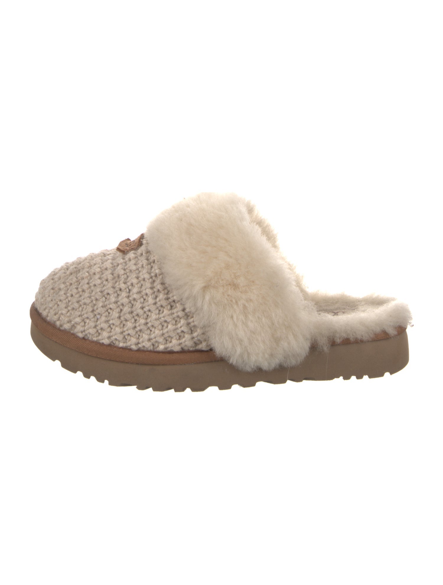 UGG Fur Trim Slides