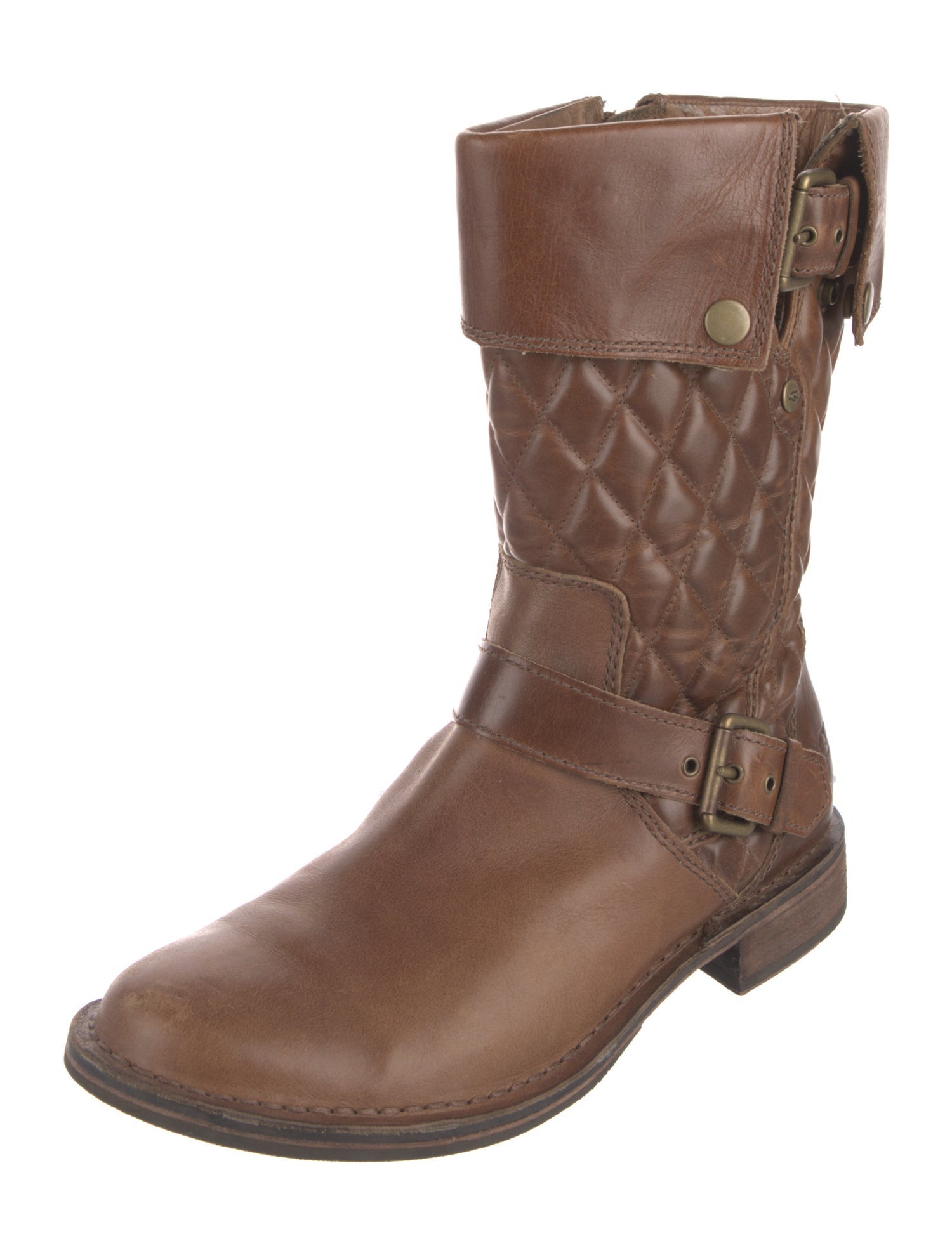 UGG Leather Moto Boots