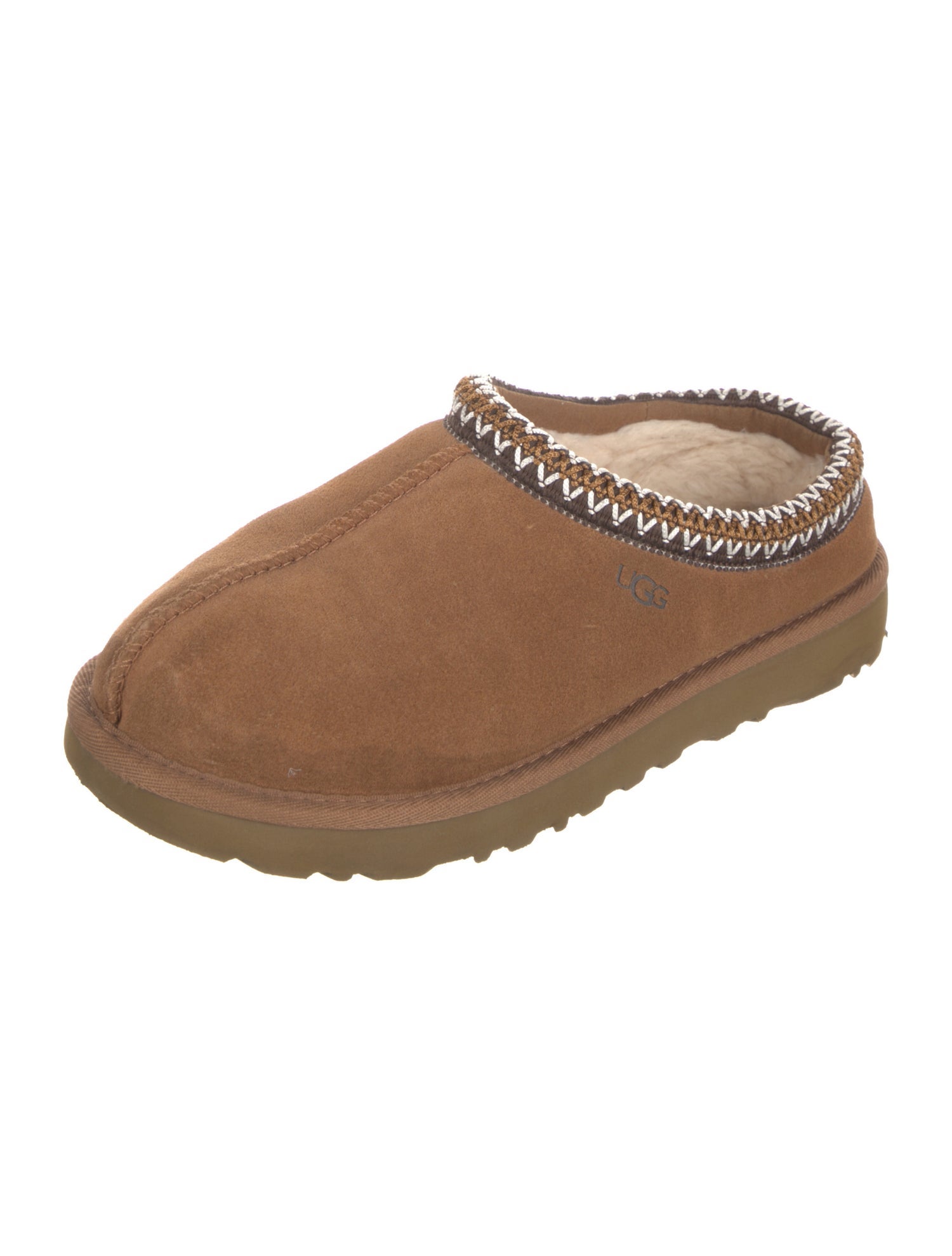 UGG Suede Braided Accents Mules