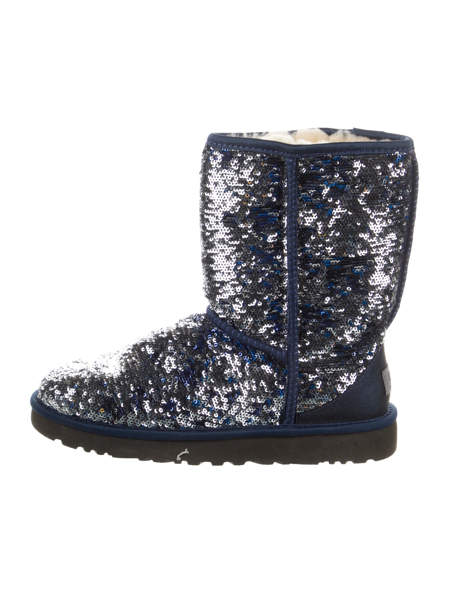 UGG Sequins Sequin Embellishments Combat Boots