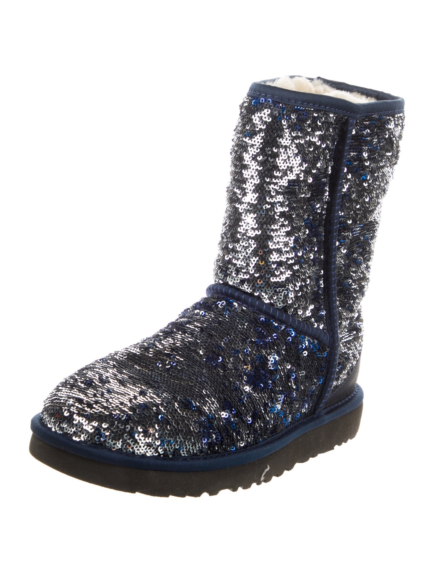 UGG Sequins Sequin Embellishments Combat Boots