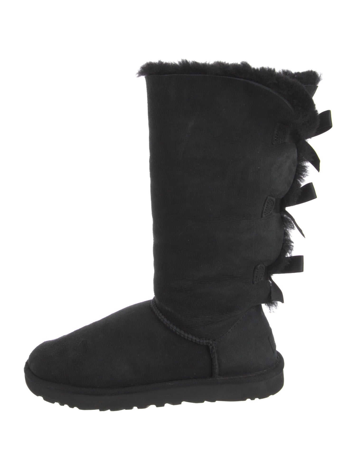 UGG Suede Bow Accents Boots