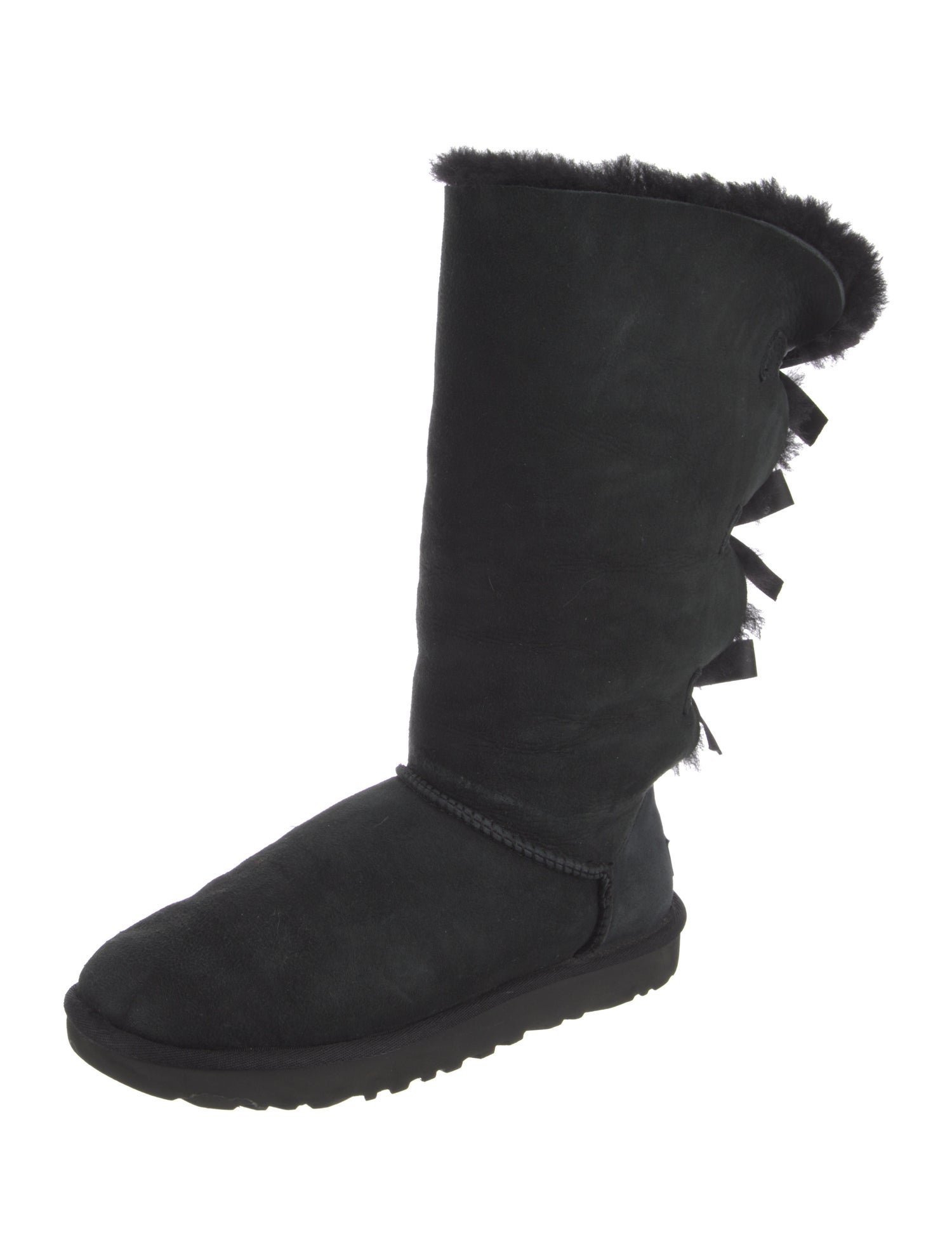 UGG Suede Bow Accents Boots