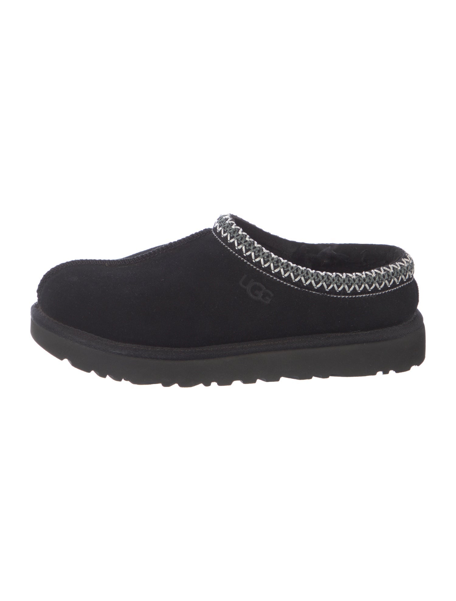 UGG Suede Embroidered Accent Mules