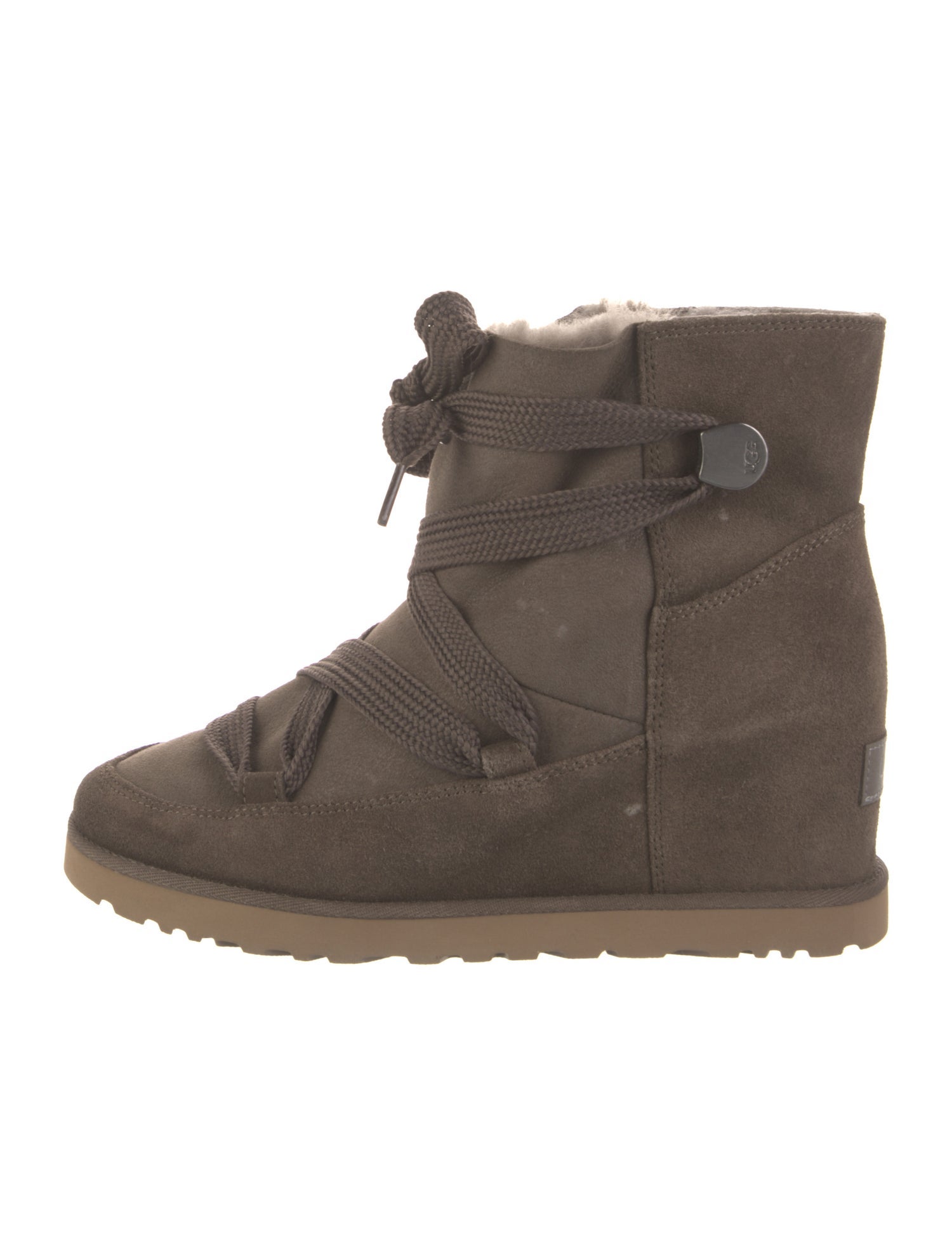 UGG Suede Lace-Up Boots