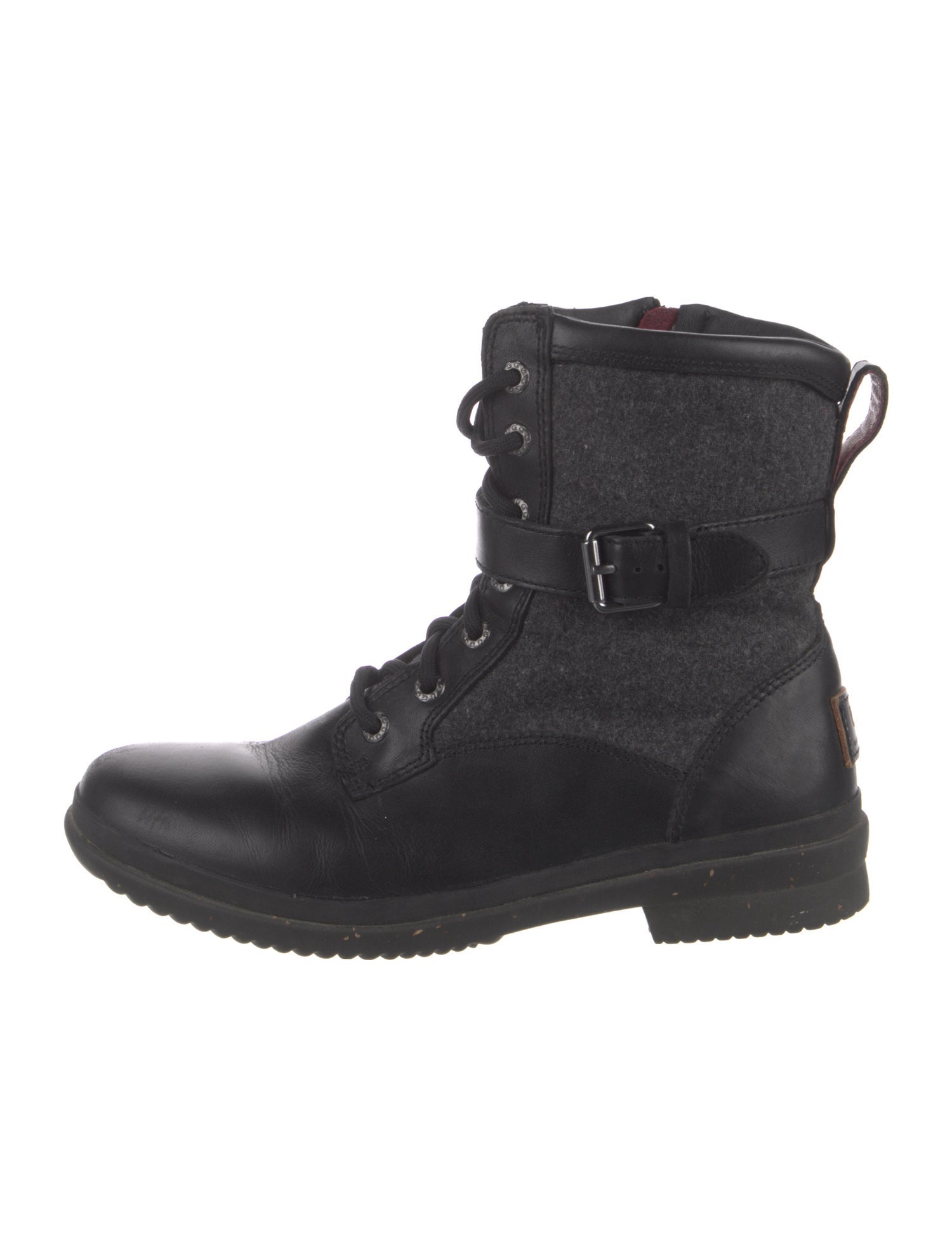 UGG Leather Combat Boots
