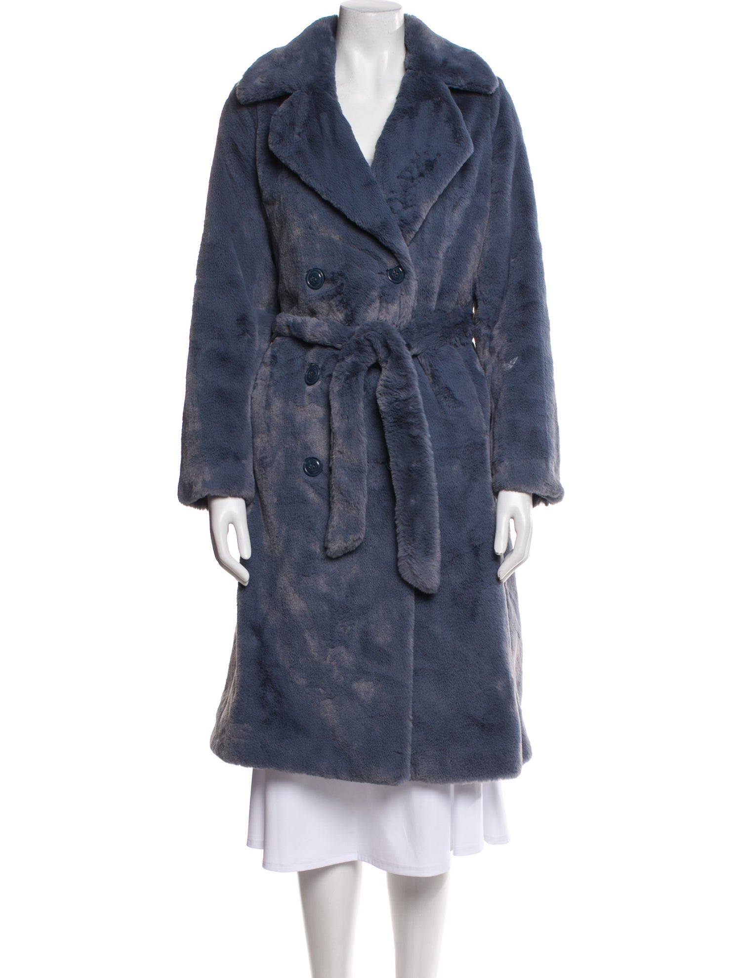 UGG Faux Fur Trench Coat