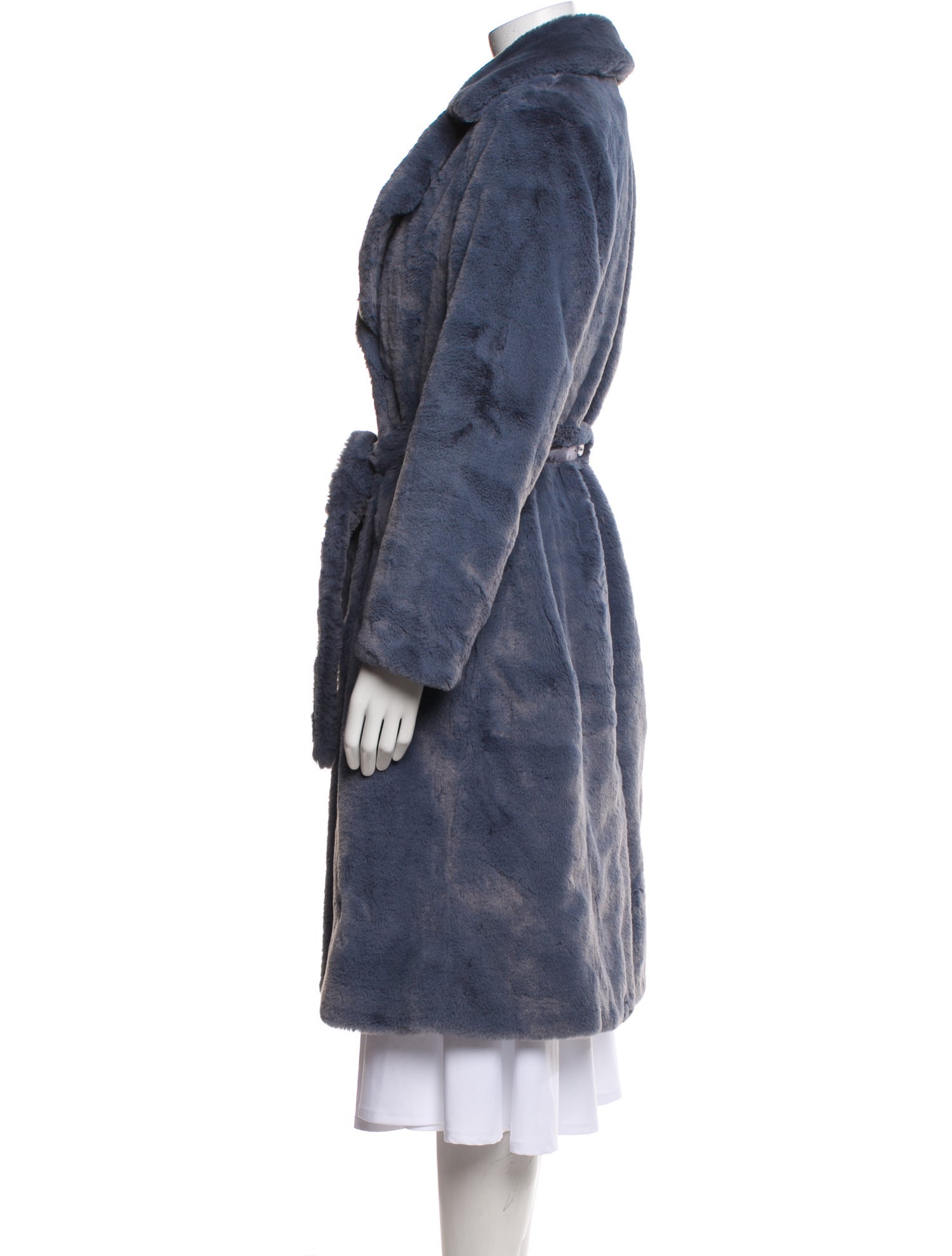 UGG Faux Fur Trench Coat