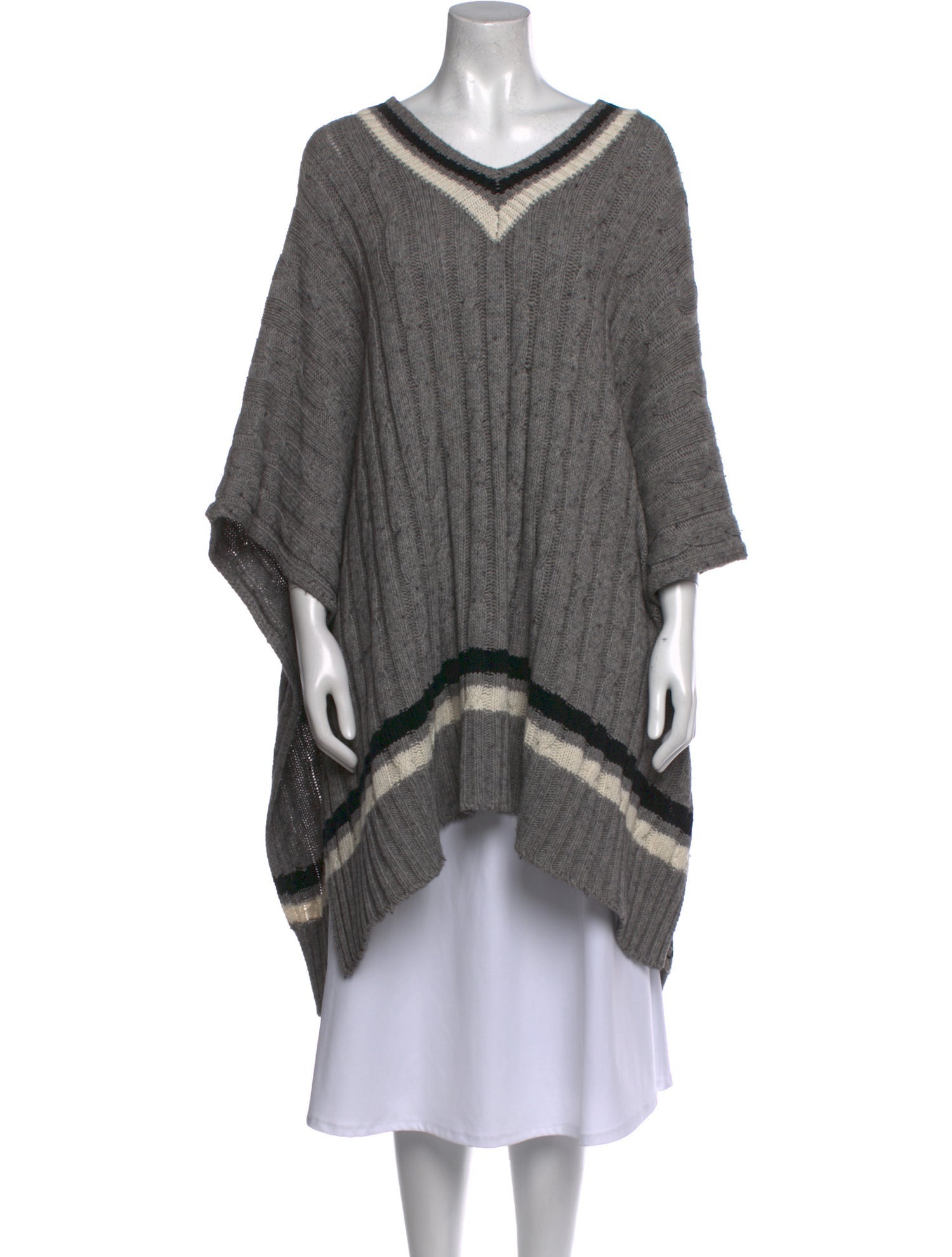 UGG Striped V-Neck Sweater