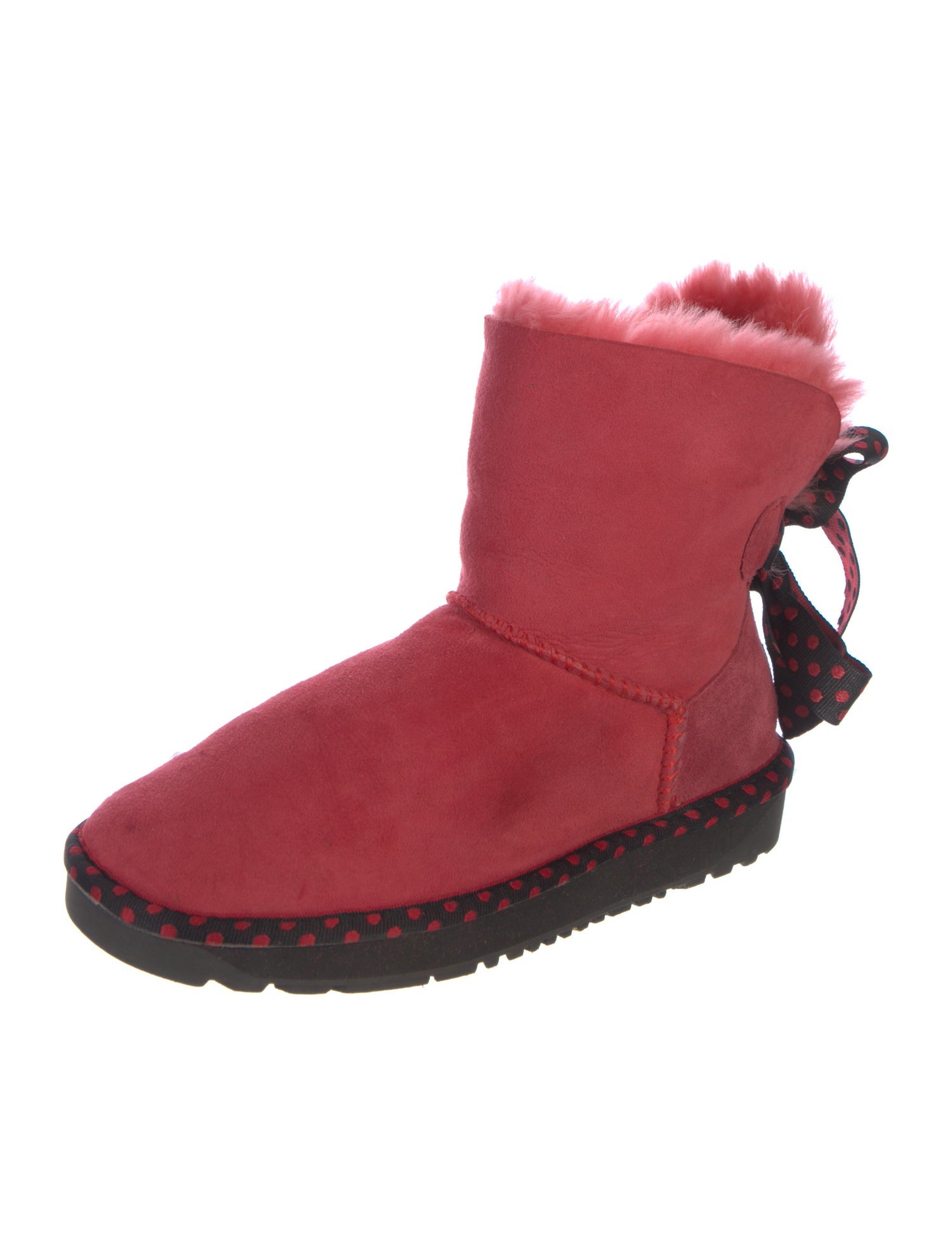 UGG Suede Bow Accents Boots