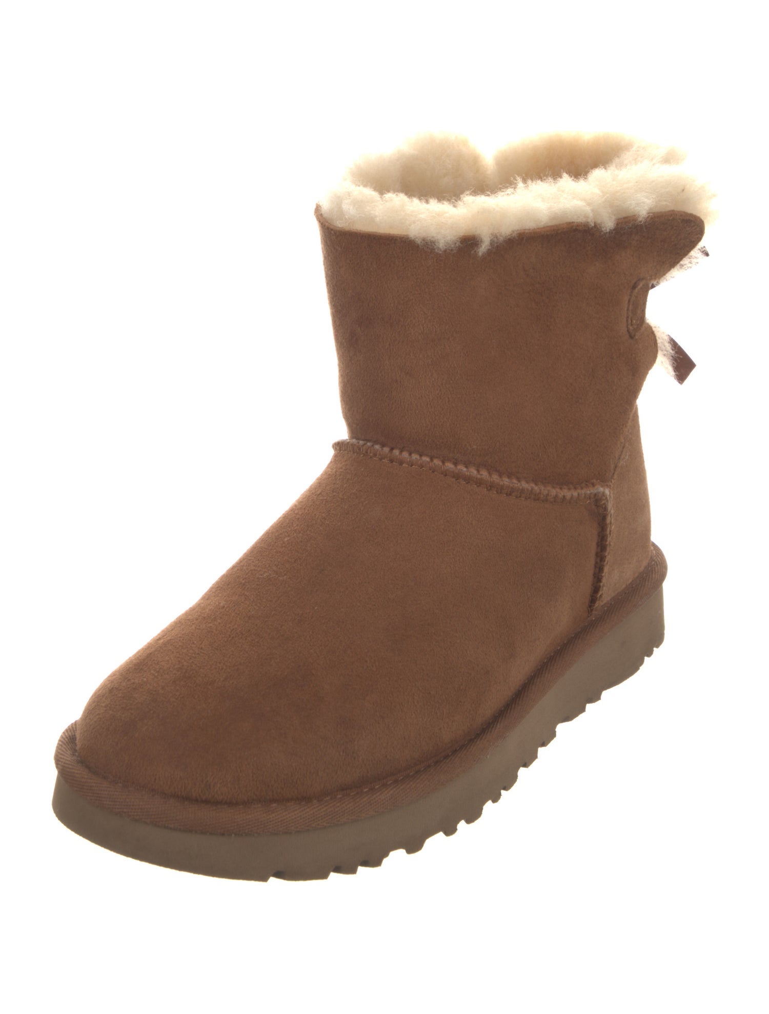 UGG Suede Bow Accents Boots