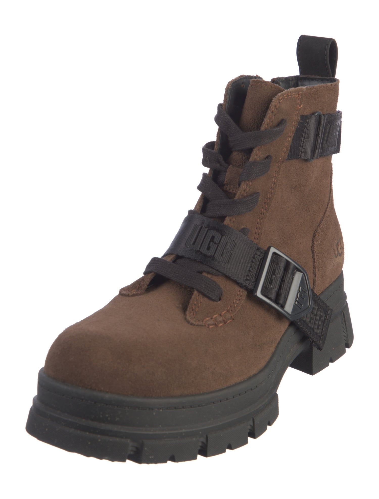 UGG Suede Combat Boots