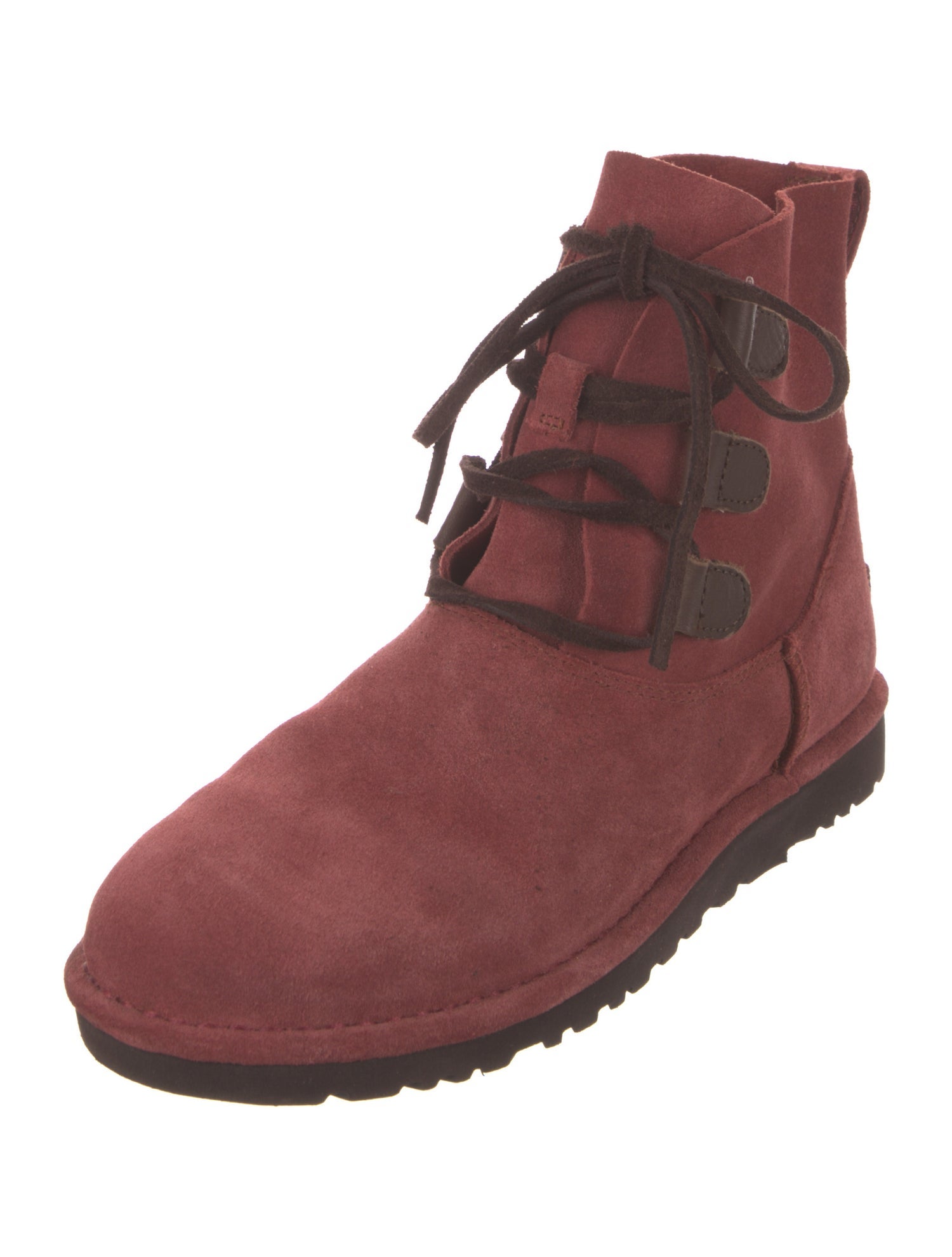 UGG Suede Lace-Up Boots