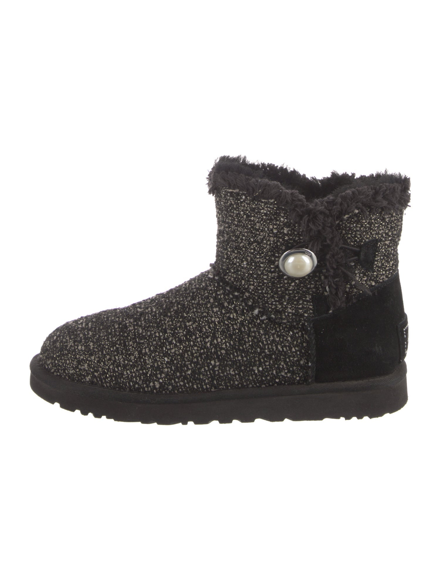 UGG Tweed Printed Lace-Up Boots