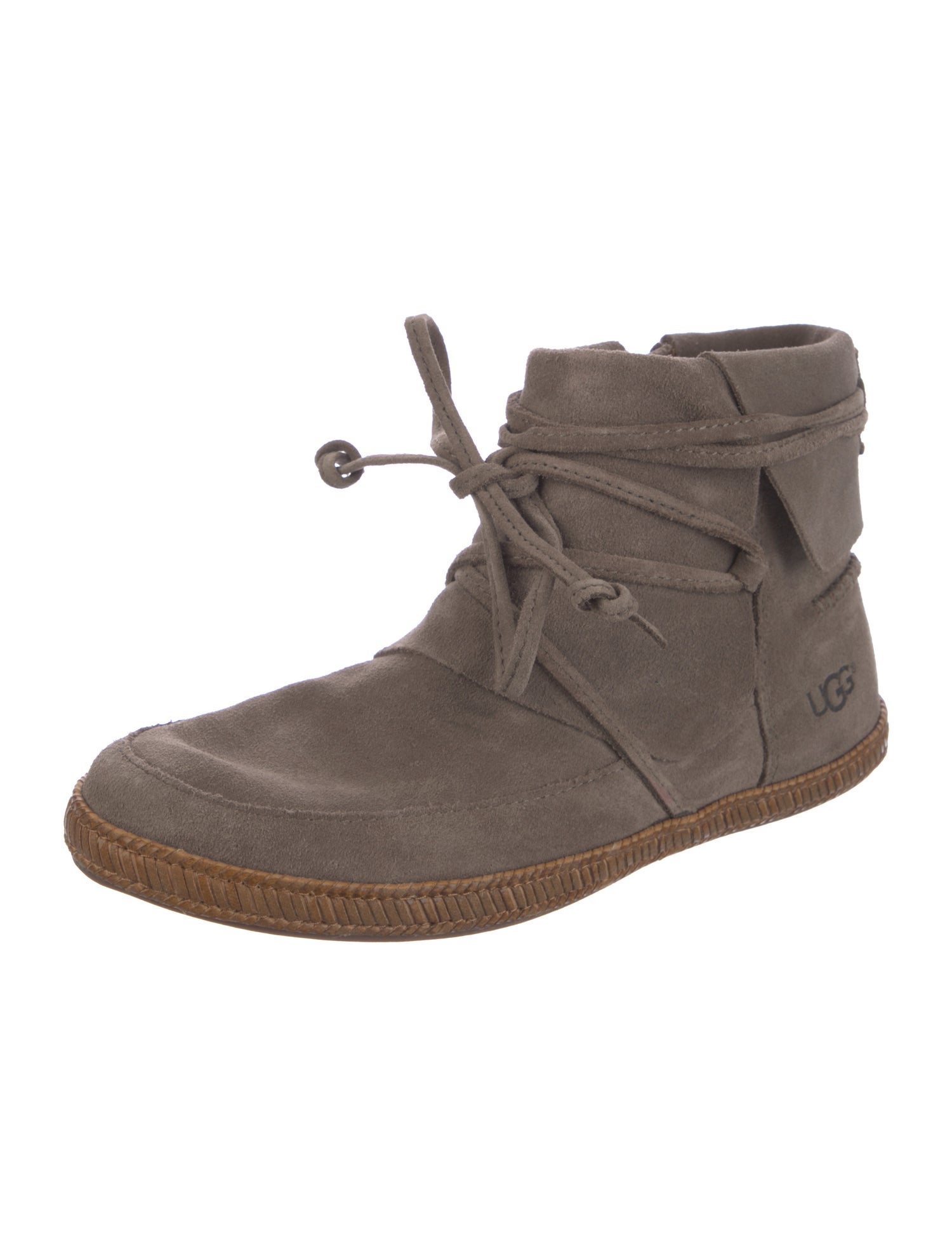 UGG Suede Lace-Up Boots