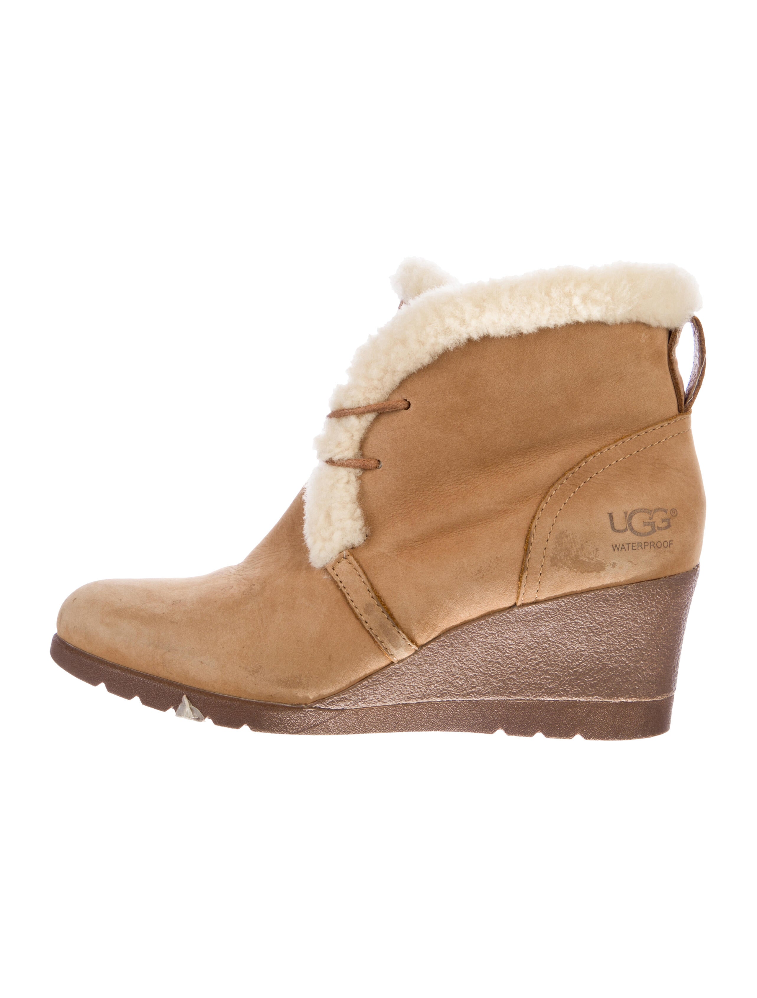 UGG Suede Lace-Up Boots