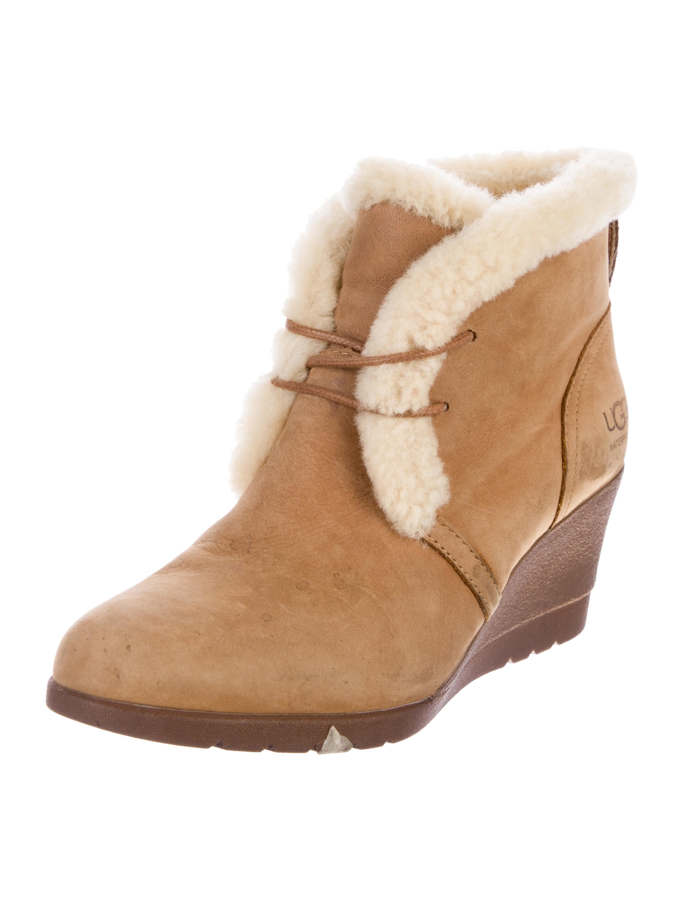 UGG Suede Lace-Up Boots