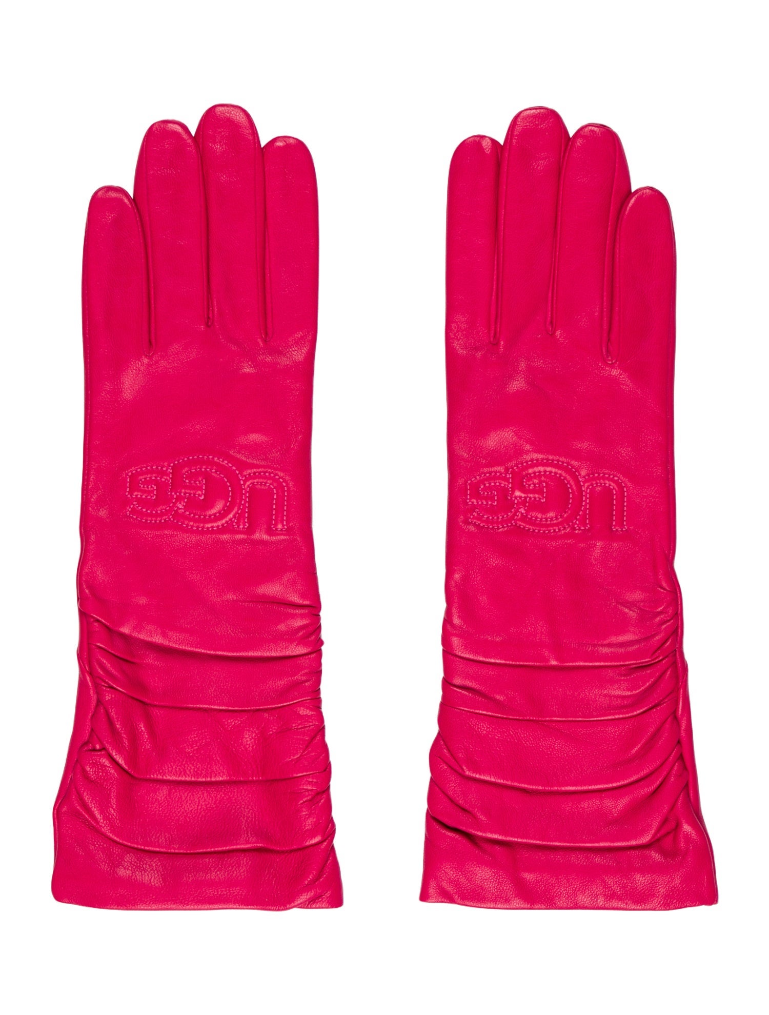 UGG Leather Pleated Gloves w/Tags