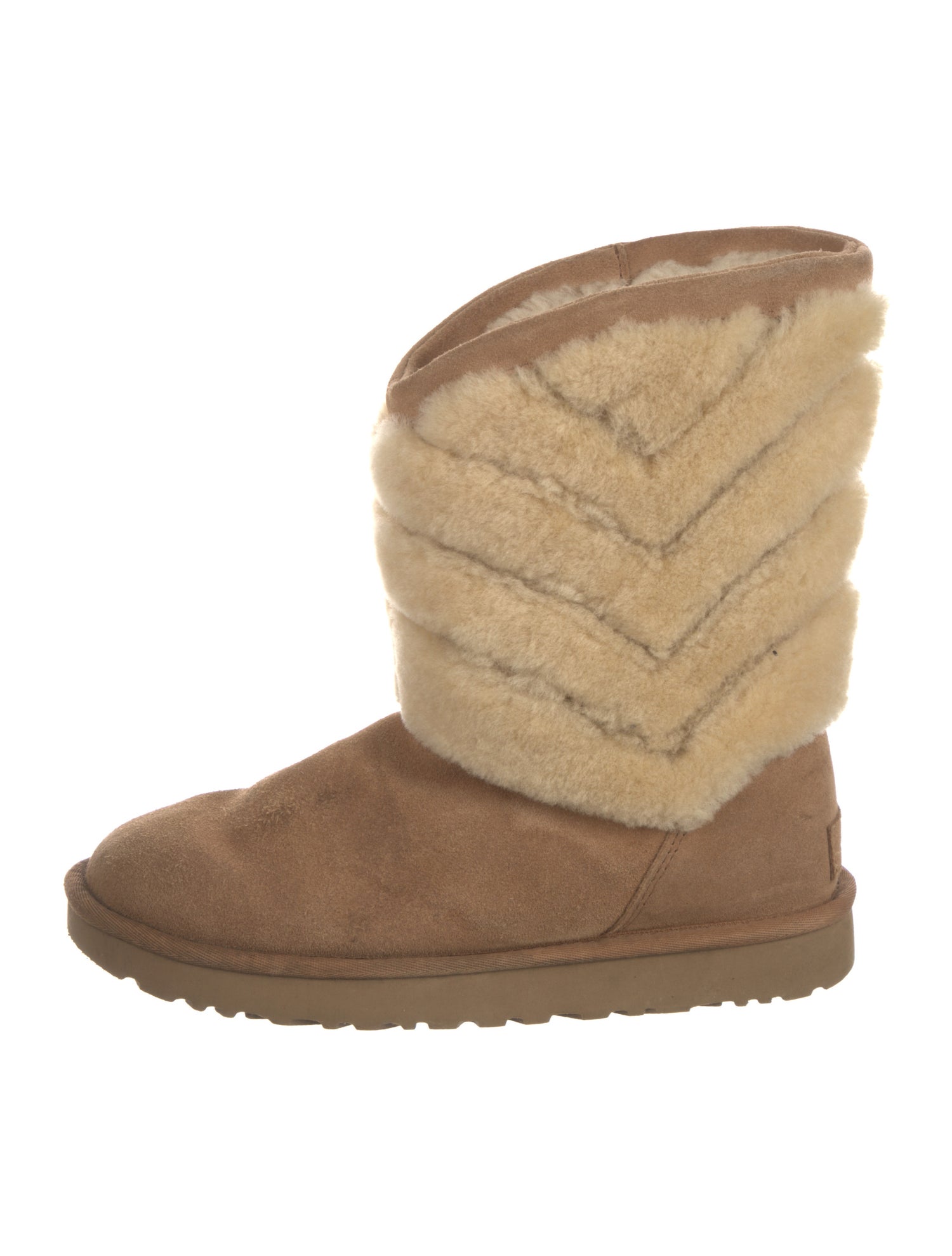 UGG Suede Printed Boots