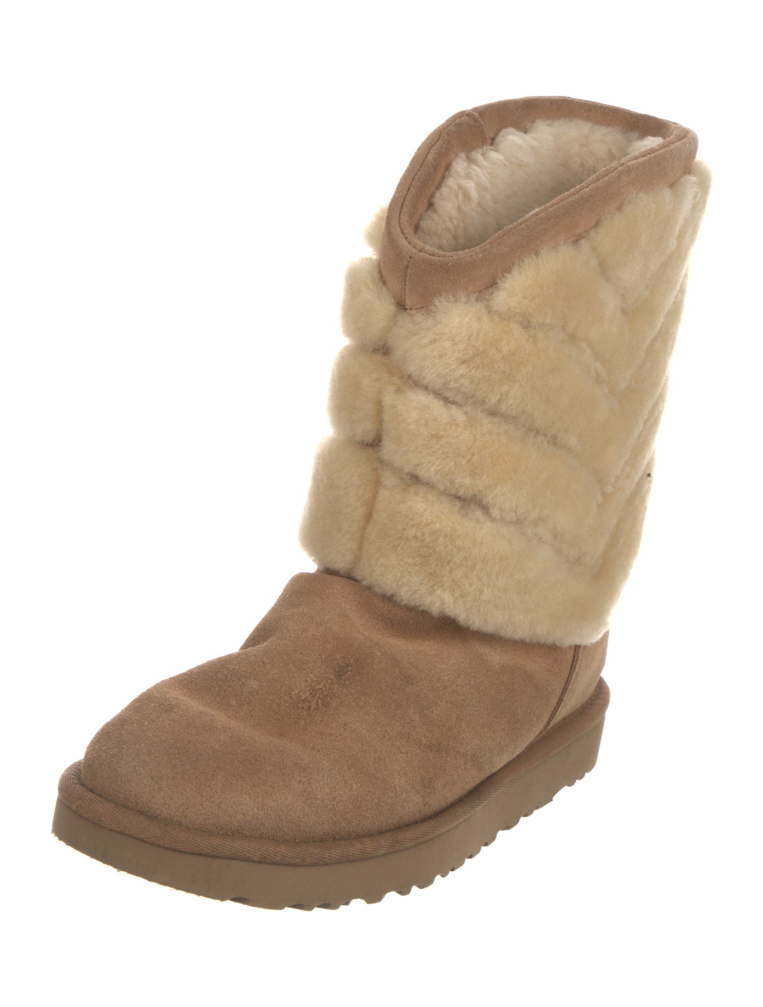 UGG Suede Printed Boots