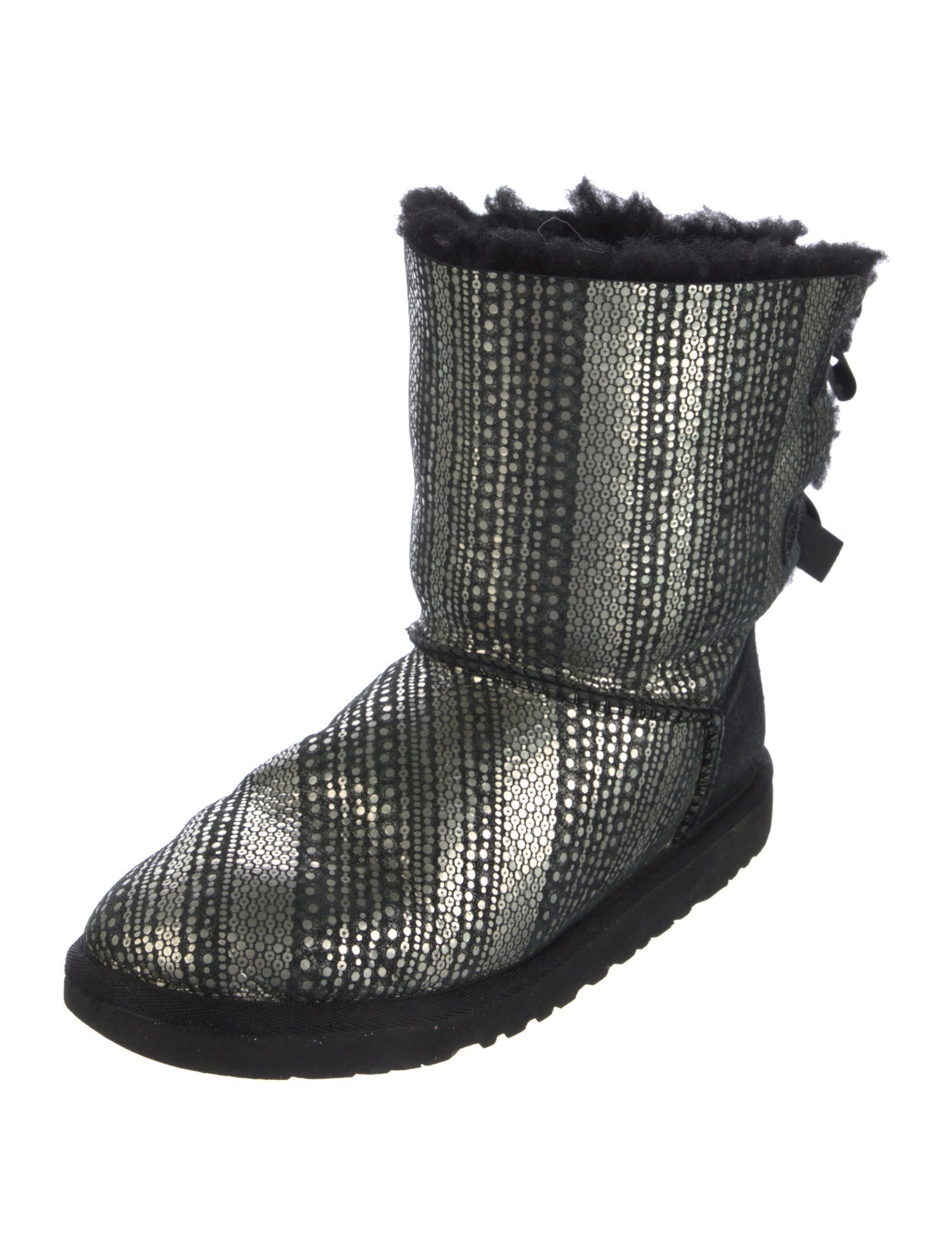 UGG Suede Printed Boots