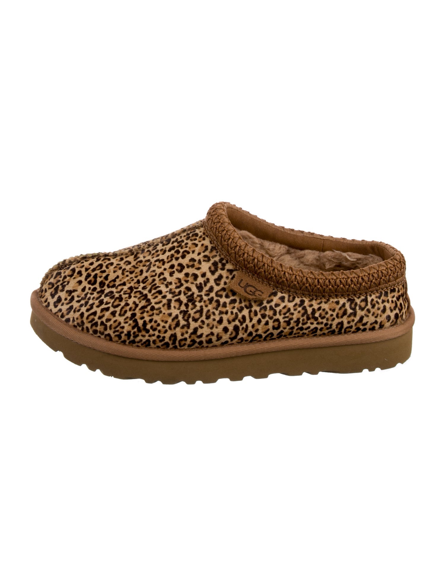 UGG Ponyhair Animal Print Slingback Sandals