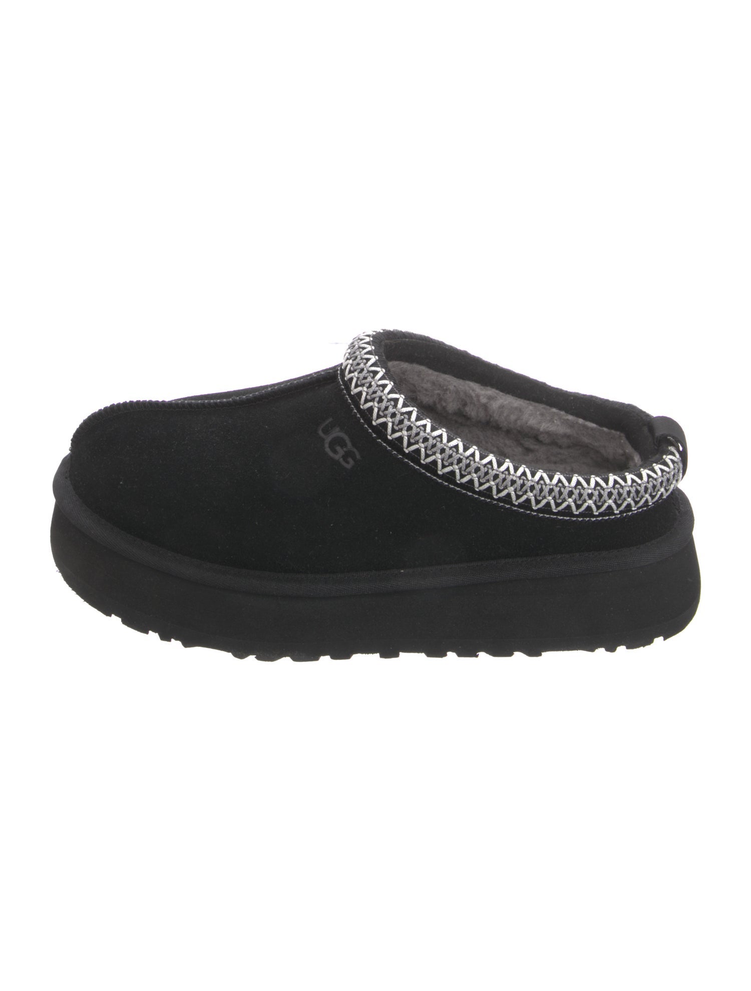 UGG Suede Whipstitch Trim Flats