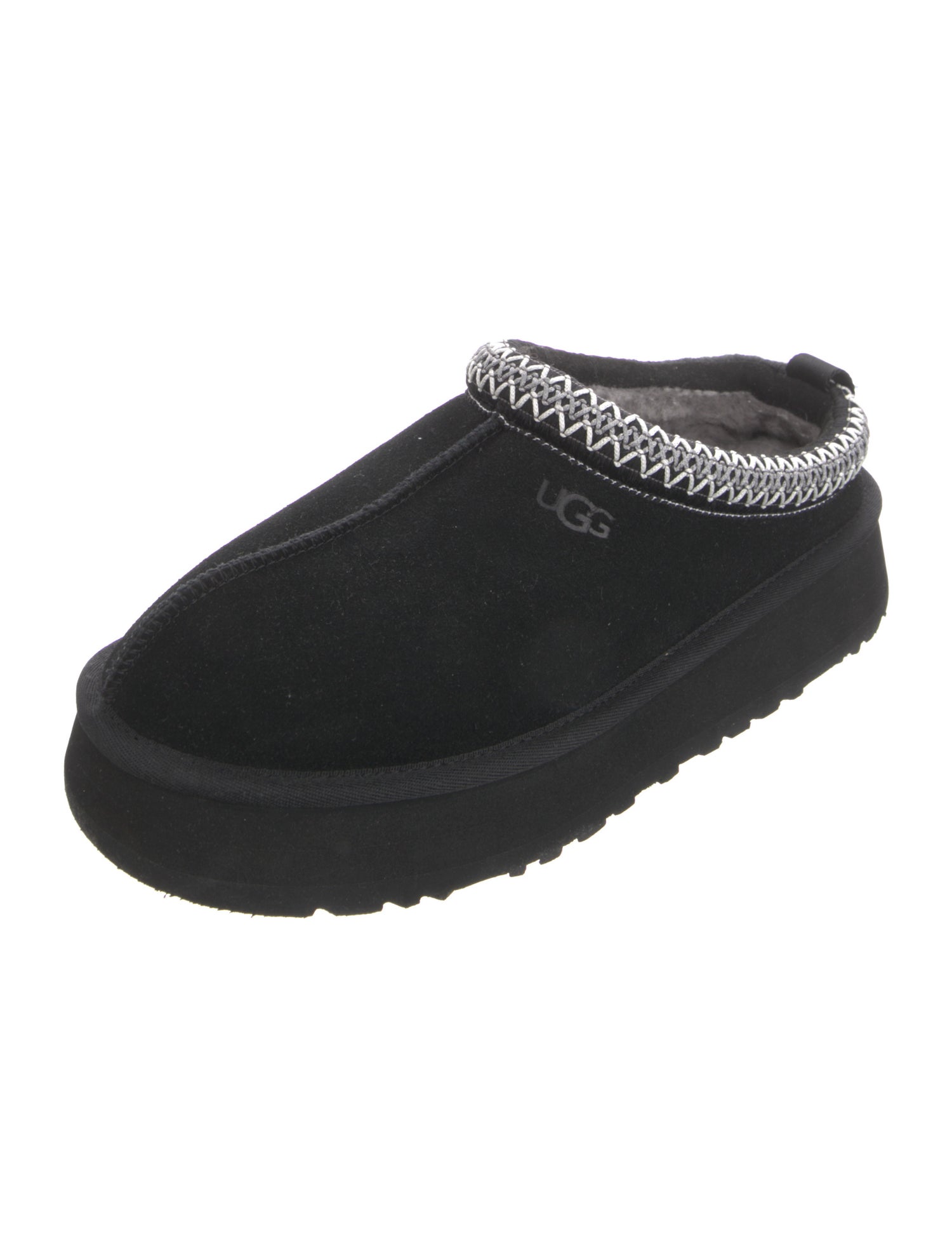 UGG Suede Whipstitch Trim Flats