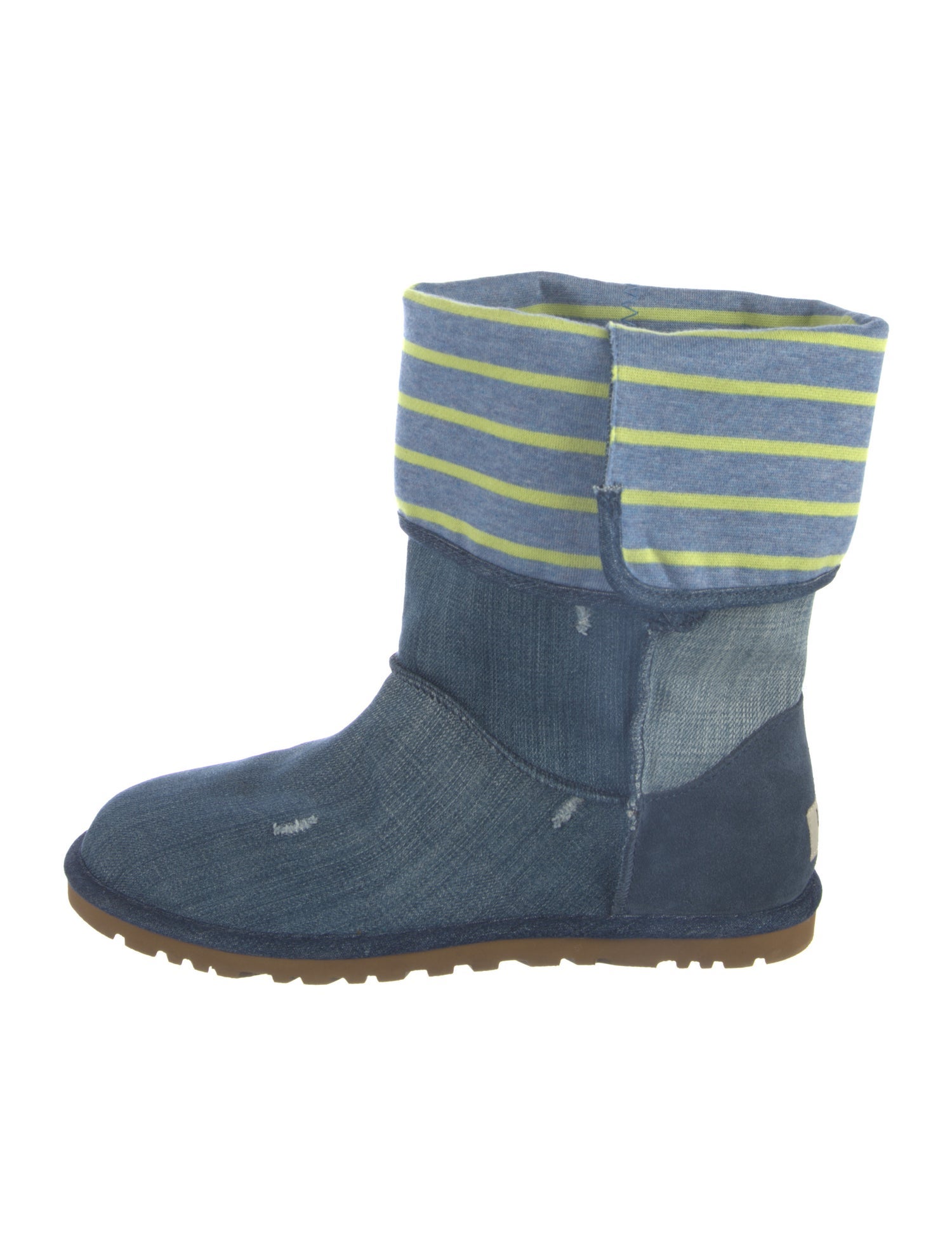 UGG Denim Printed Boots