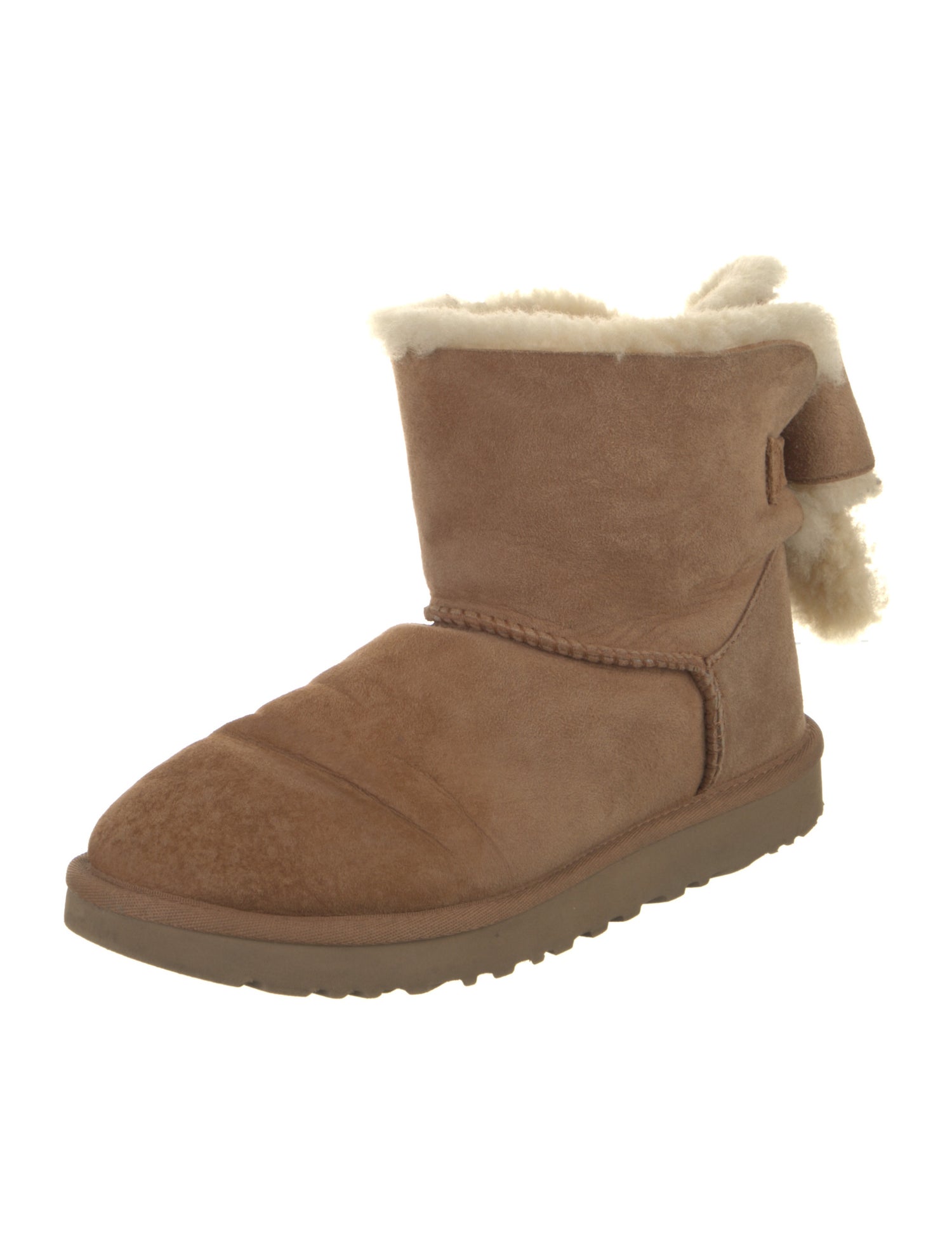 UGG Suede Bow Accents Boots