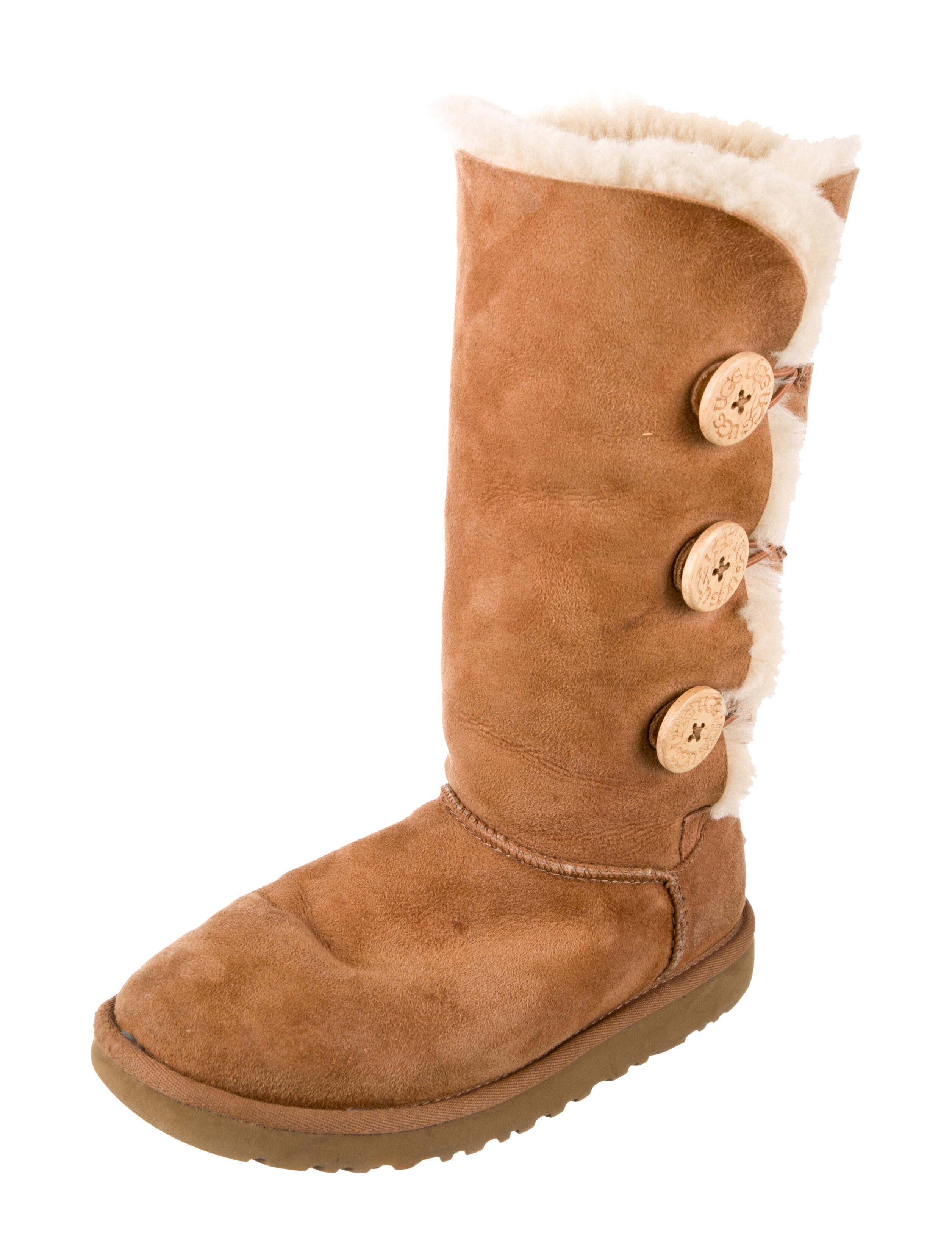 UGG Suede Colorblock Pattern Boots