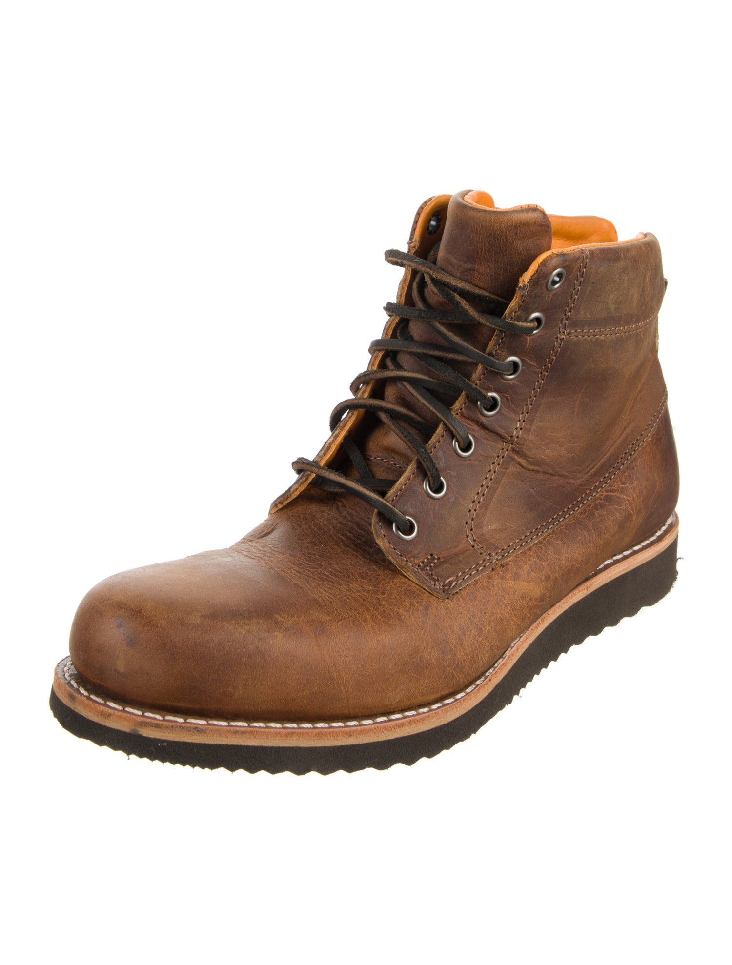 UGG Leather Lace-Up Boots