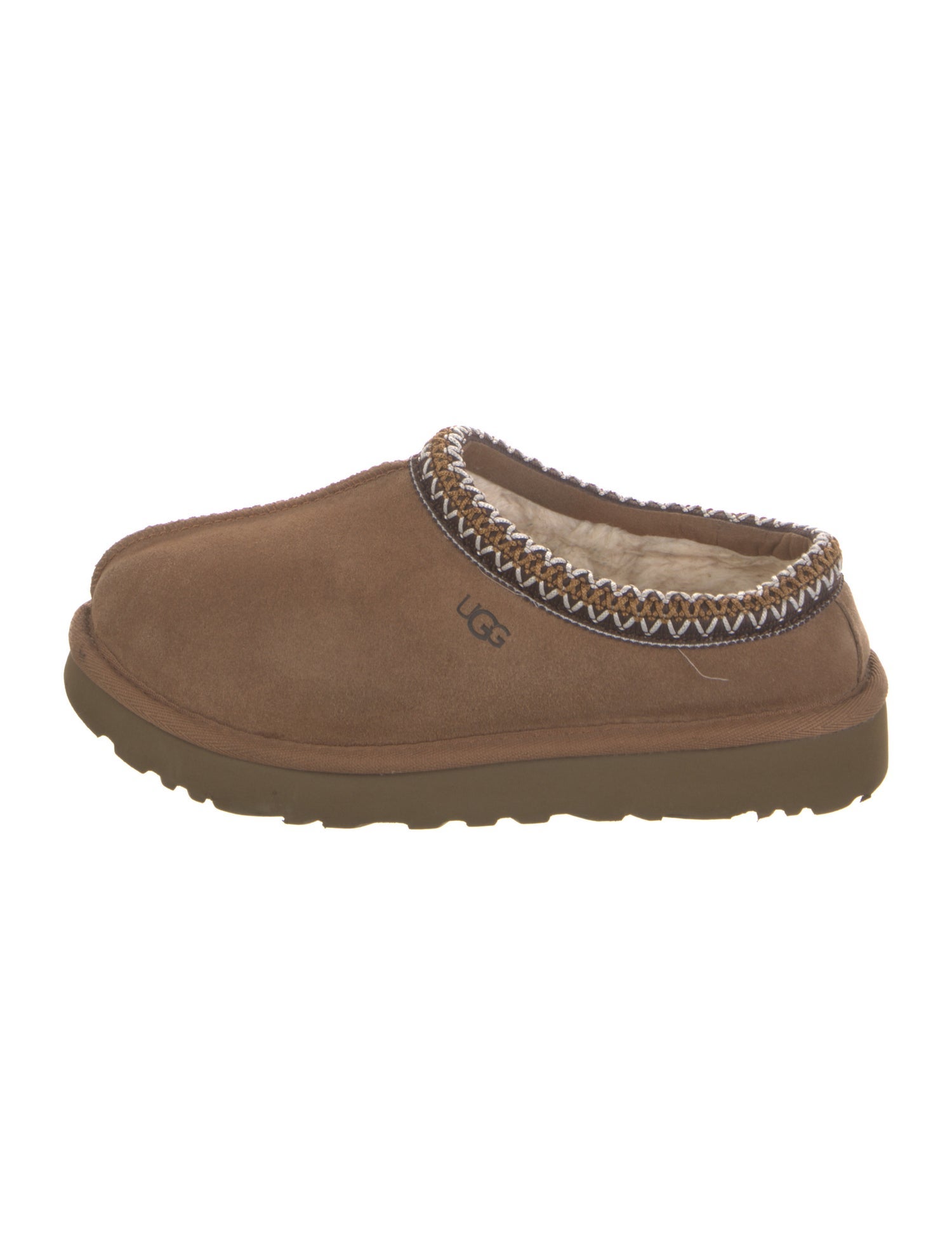 UGG Suede Braided Accents Mules